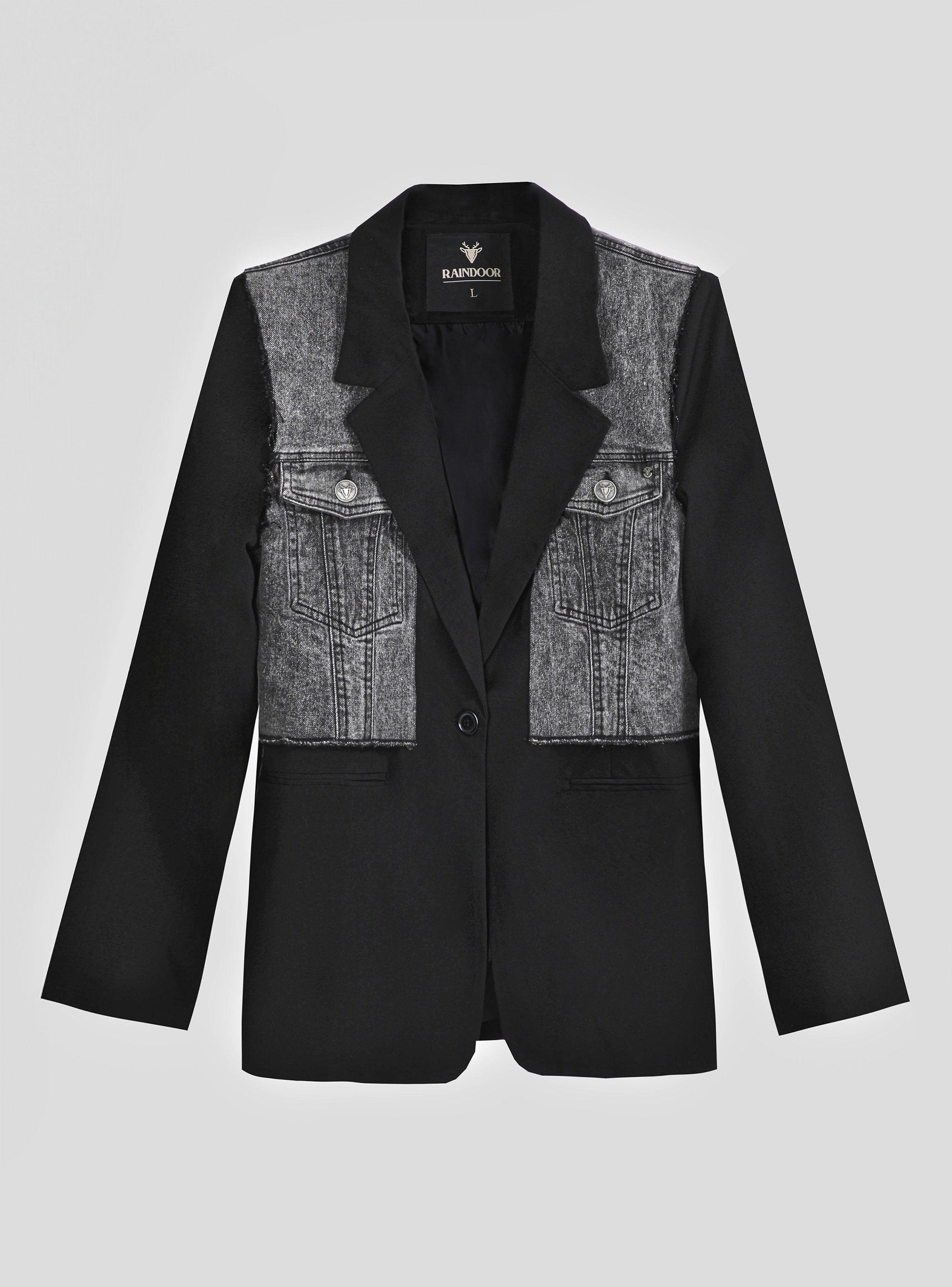 Blazer Aplicación Denim-3