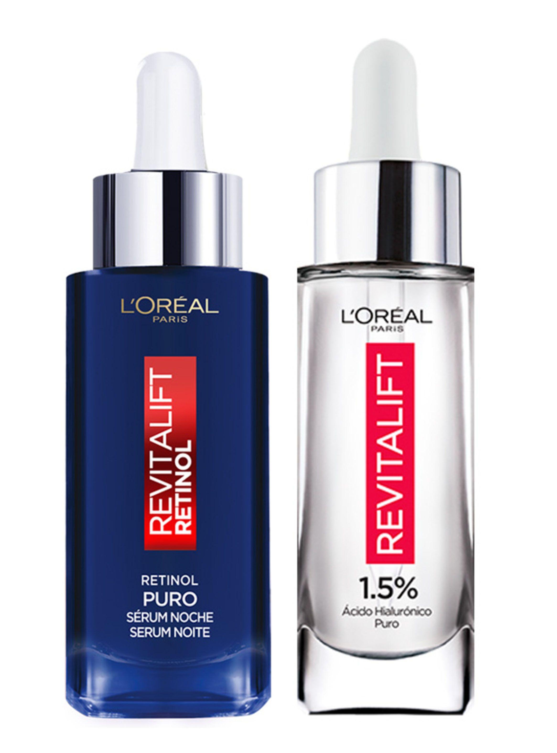 Rutina Revitalift Anti-edad: Sérum Rostro Ácido Hialurónico + Retinol de L'Oréal Paris-0