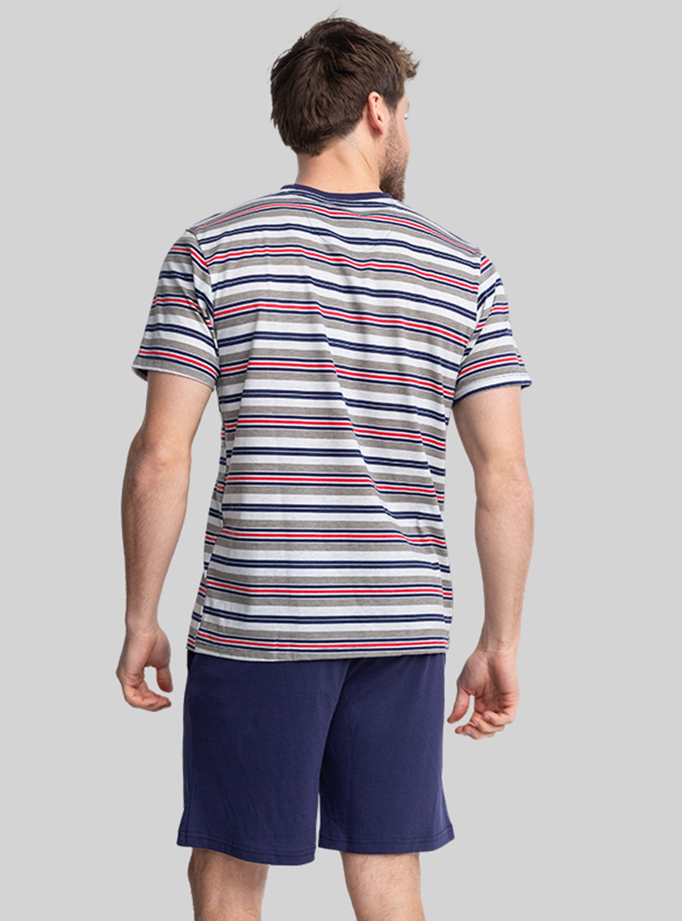 Pijama Básico Print Rayas-1