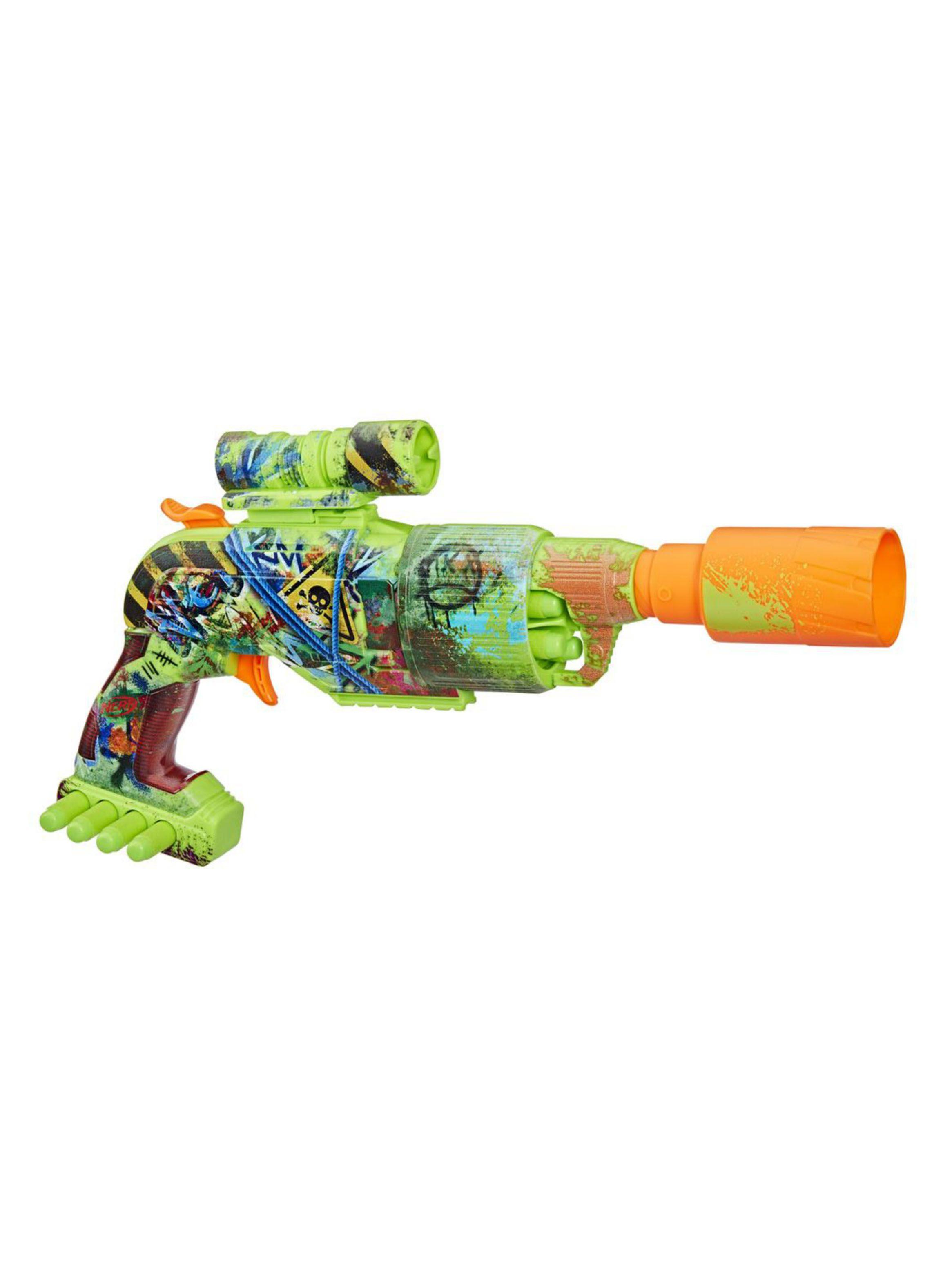 Lanzador Nerf Zombie Driller-1
