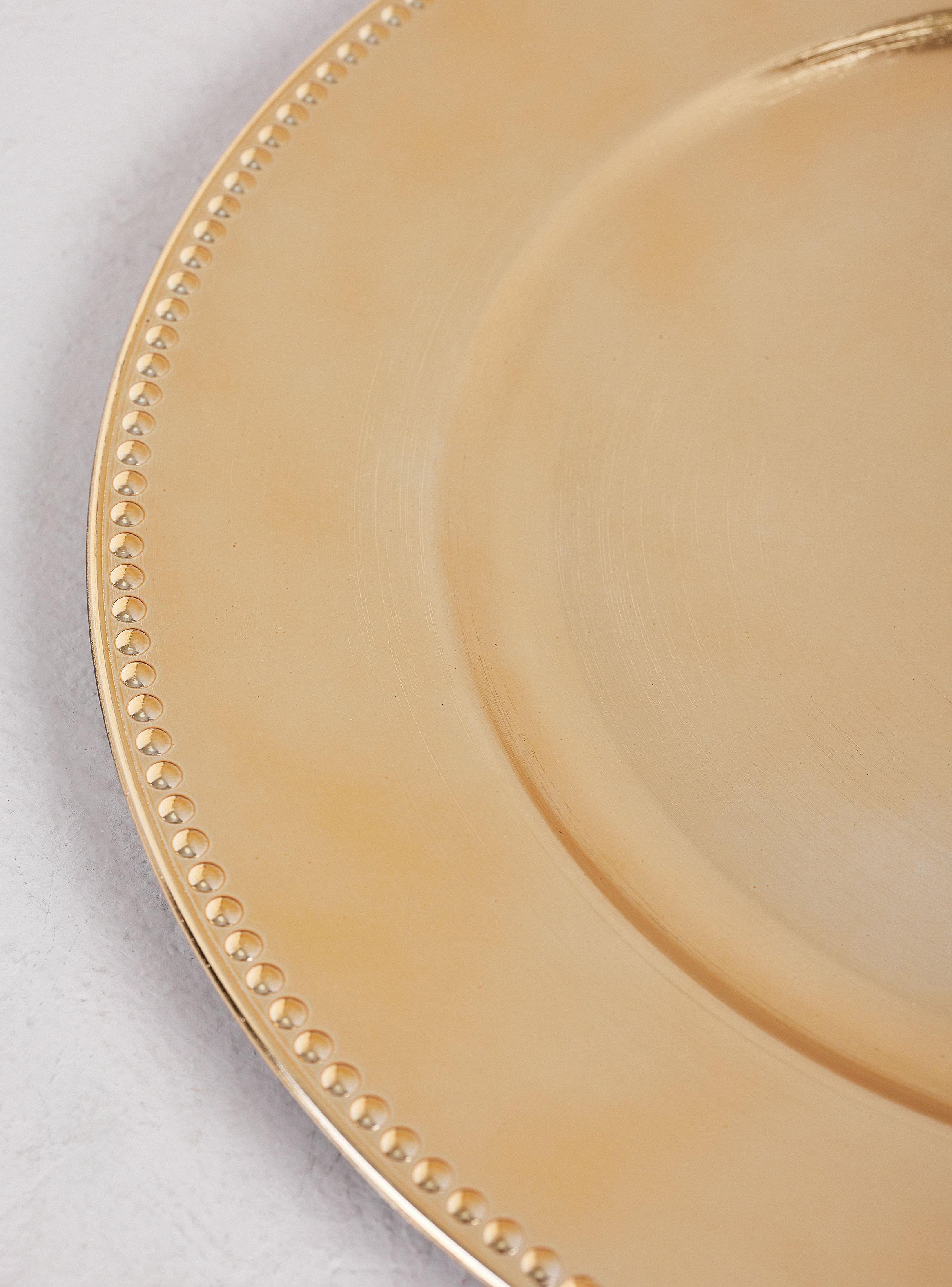 Set Attimo 4 Platos Base Navidad Perla-Dorado-2