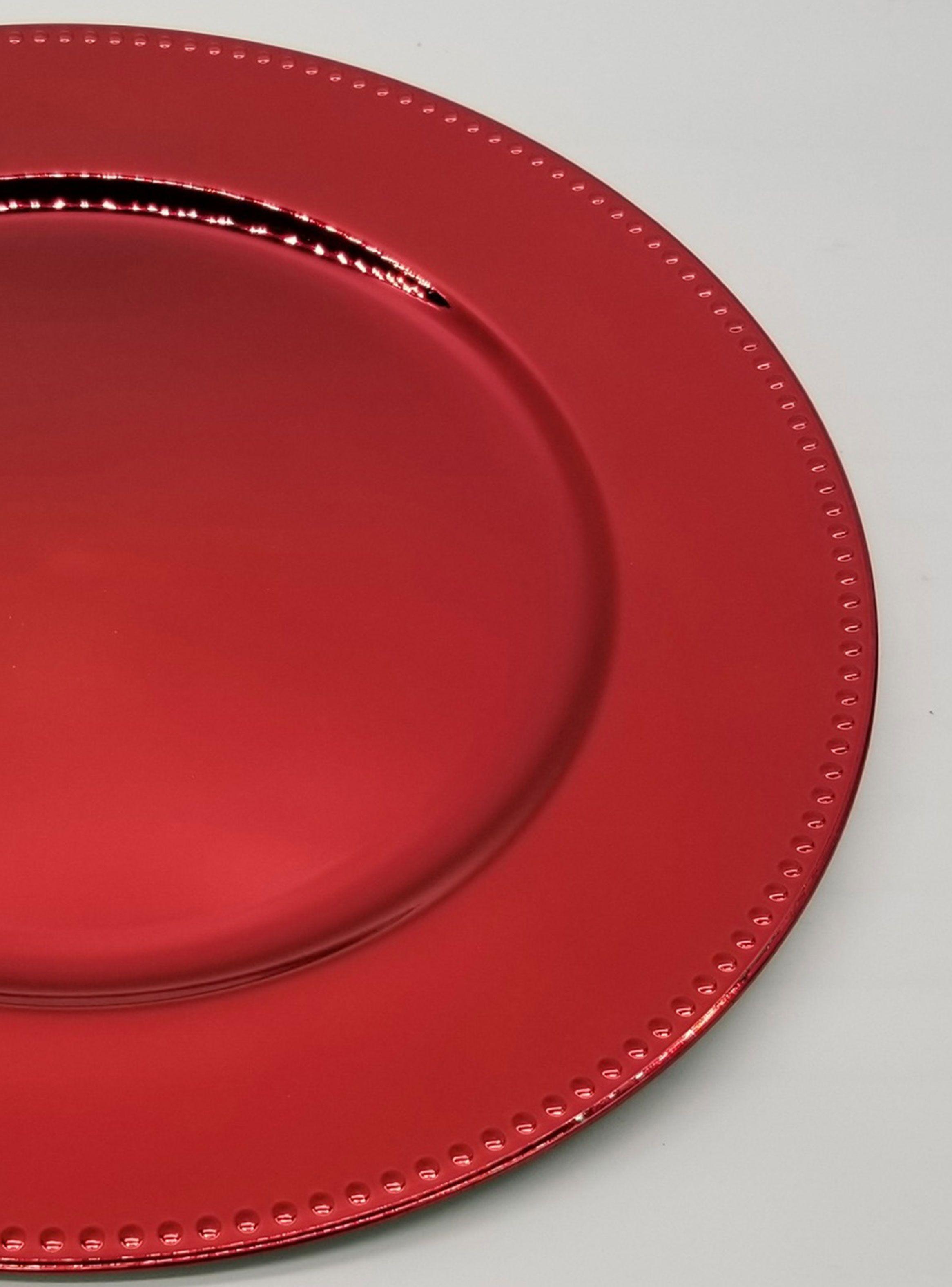Set Attimo 4 Platos Base Navidad Perla-Rojo-1