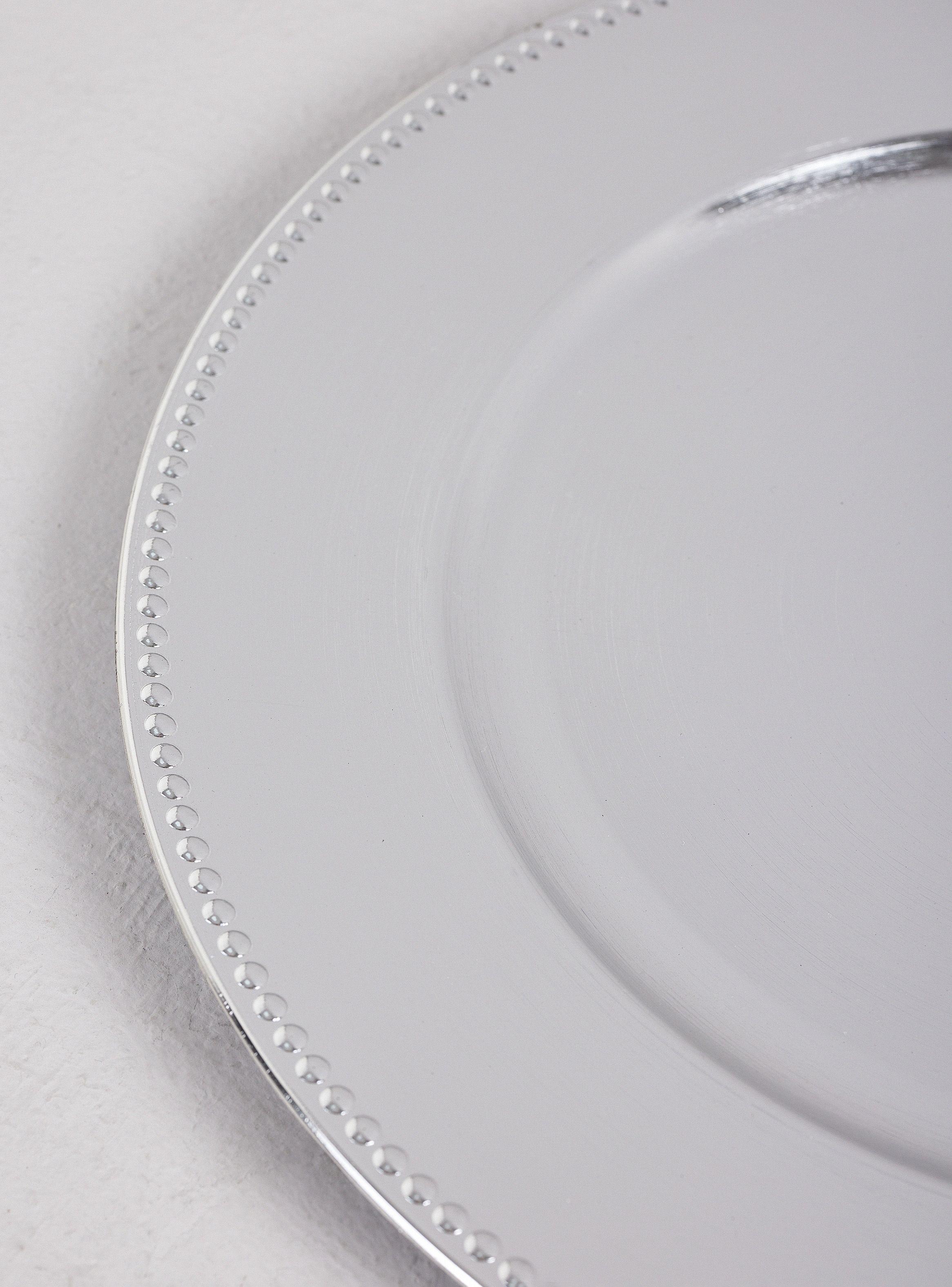 Set Attimo 4 Platos Base Navidad Perla-Plateado-2
