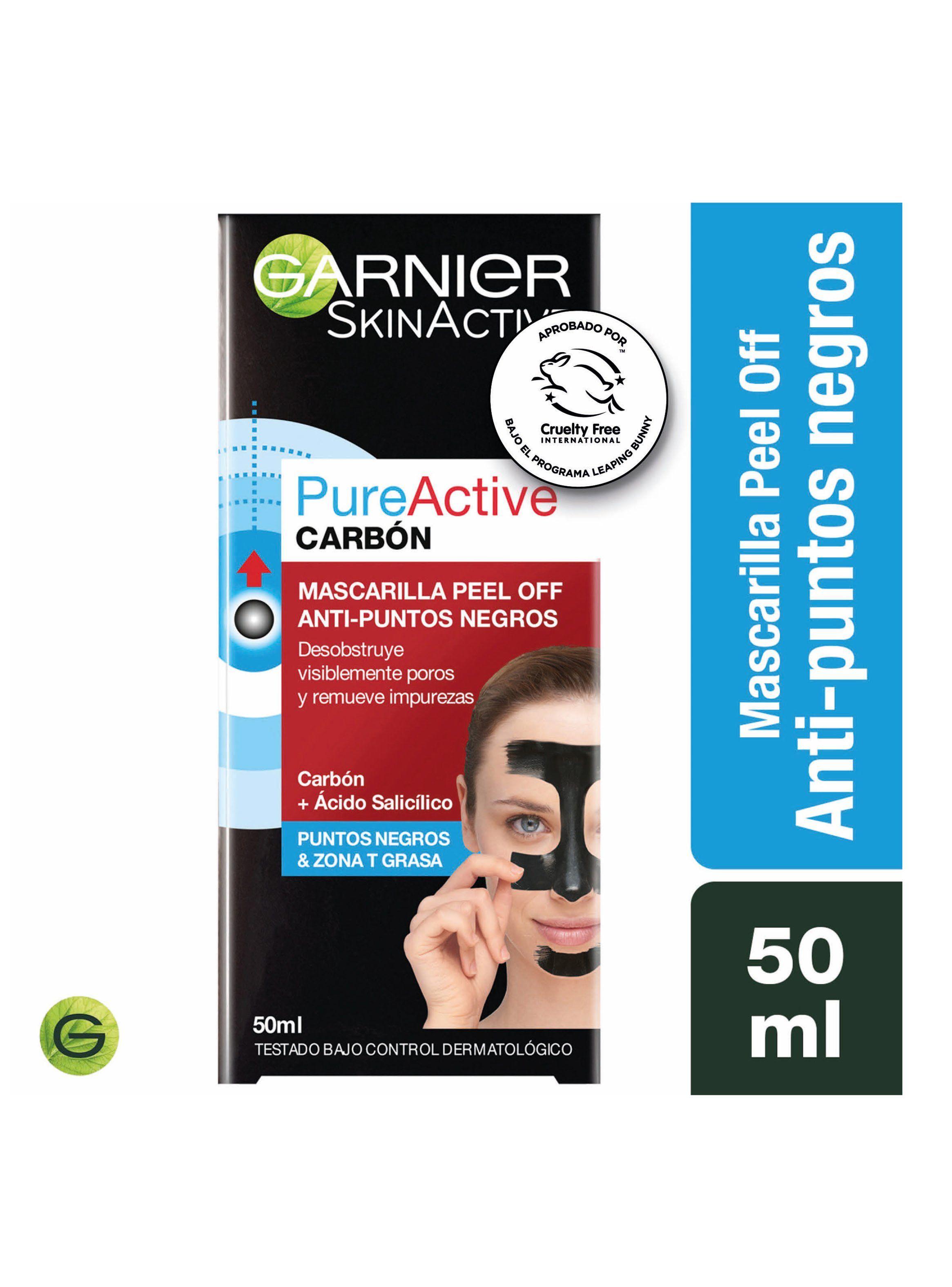 Mascarilla Garnier Skin Active de Carbón Peel Off-0