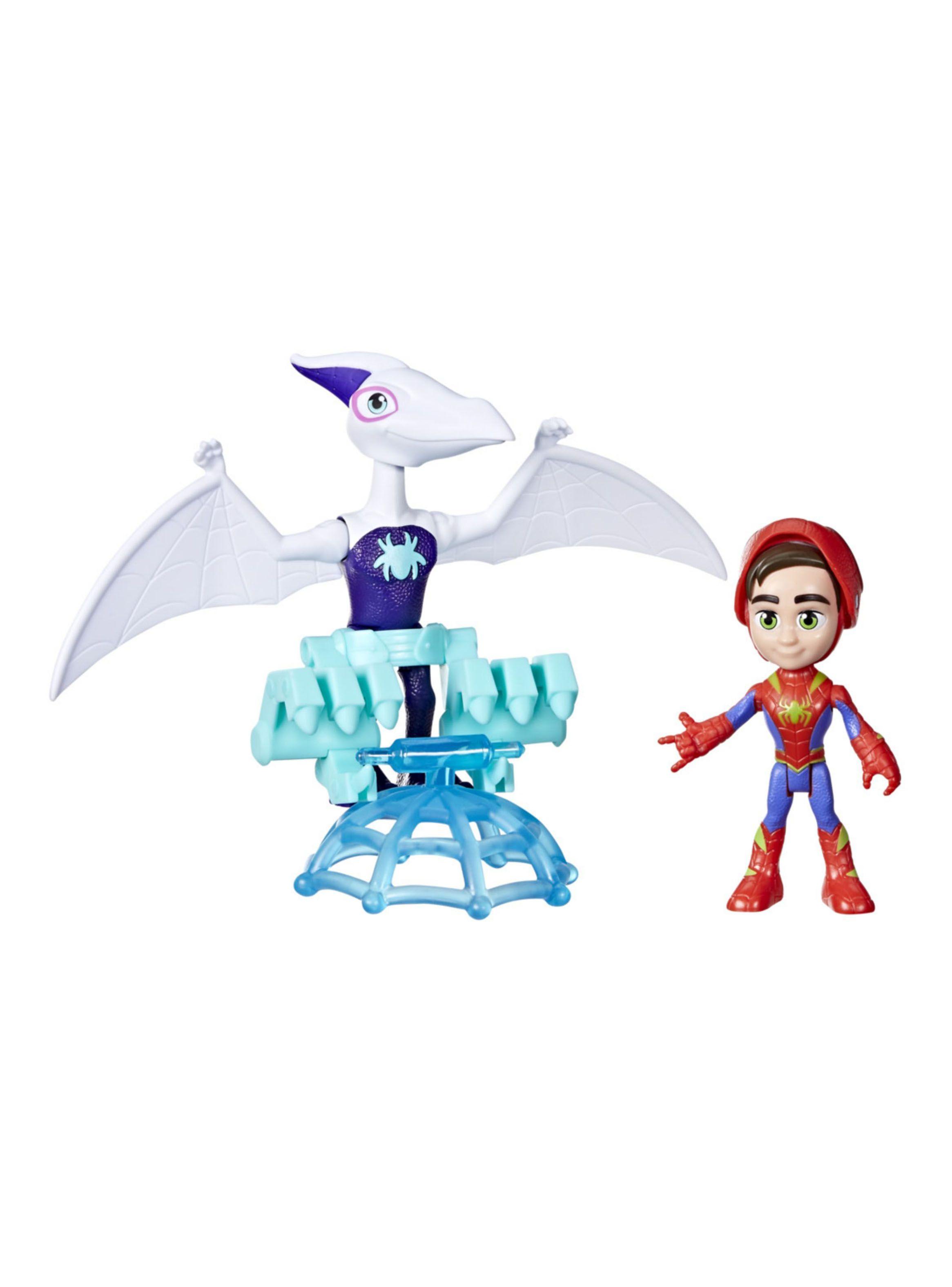 Figura de Acción Dino-Webs Ghostasaurus y Spidey-4