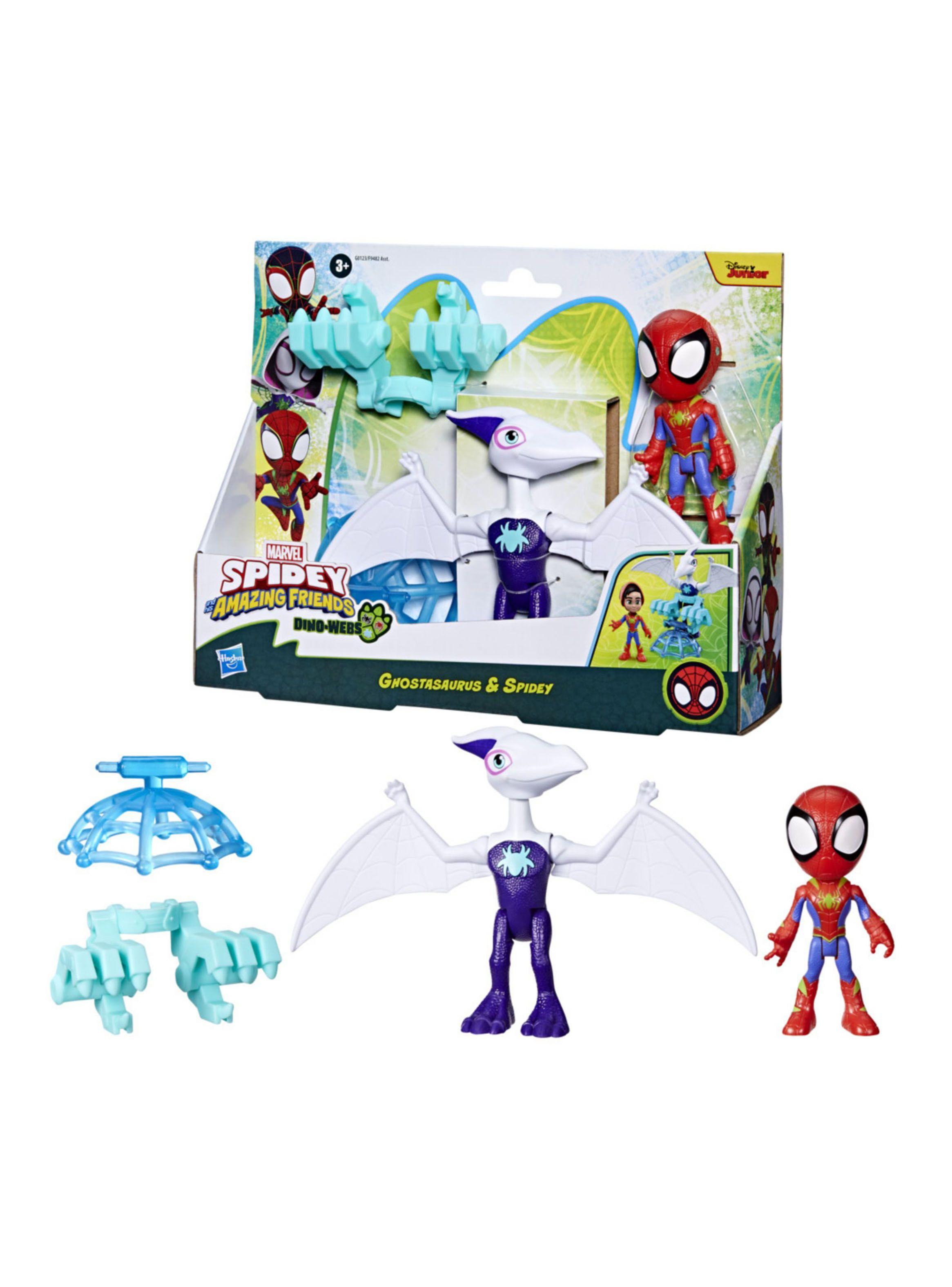 Figura de Acción Dino-Webs Ghostasaurus y Spidey-3