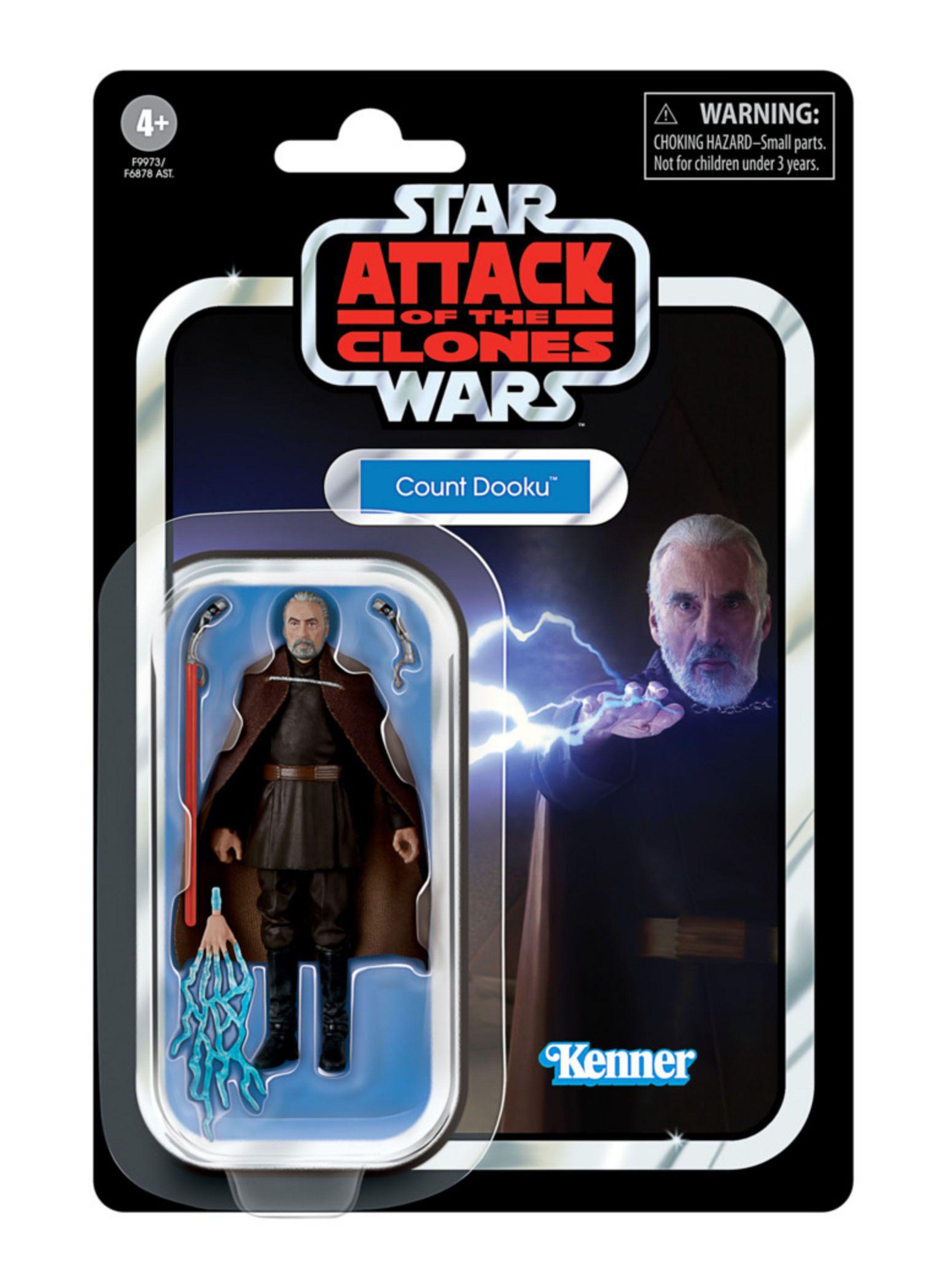 Figura de Acción Vintage Ataque de los Clones Conde Dooku-4