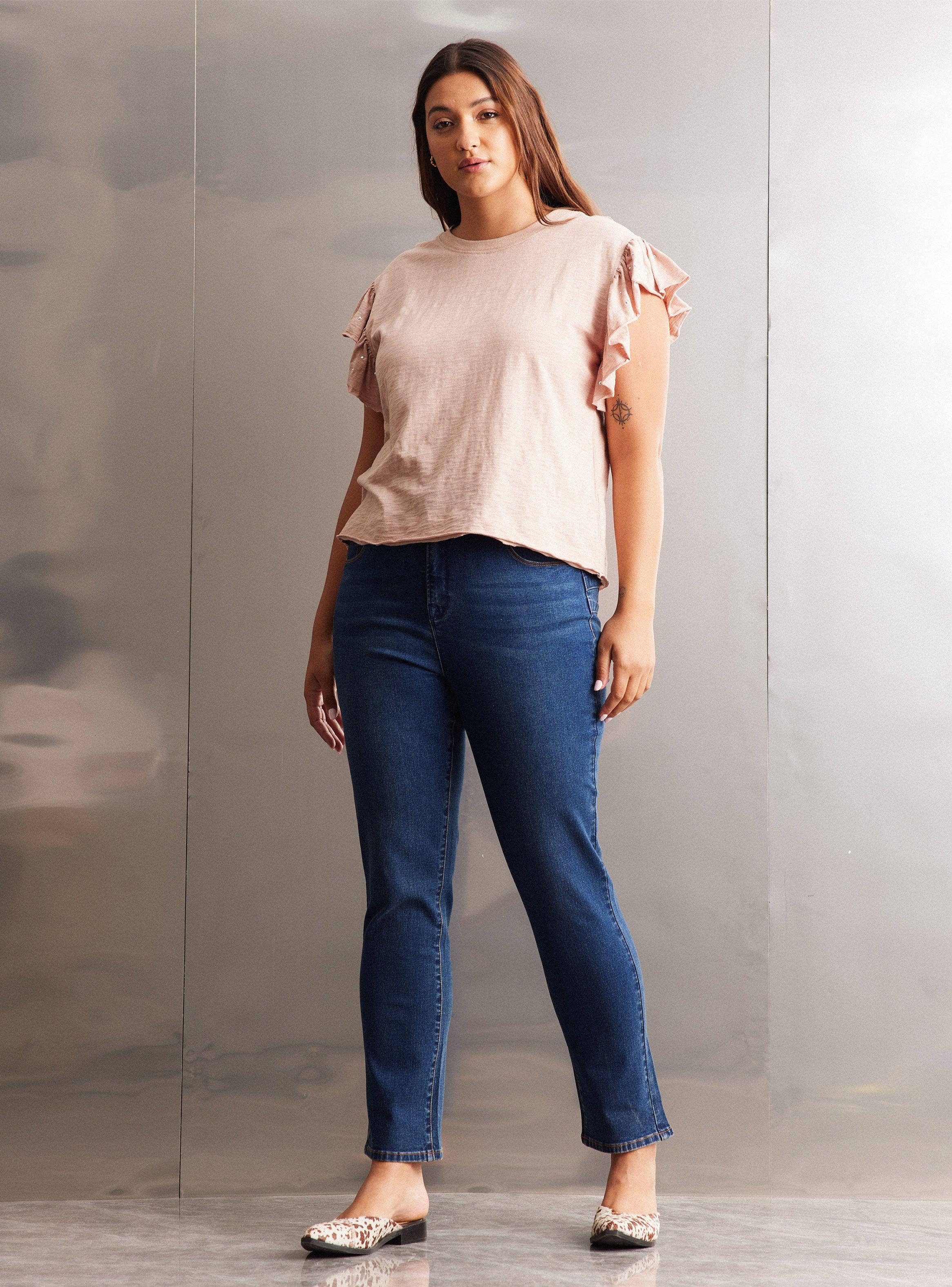Jeans Bootcut Tiro Alto Curvy-4