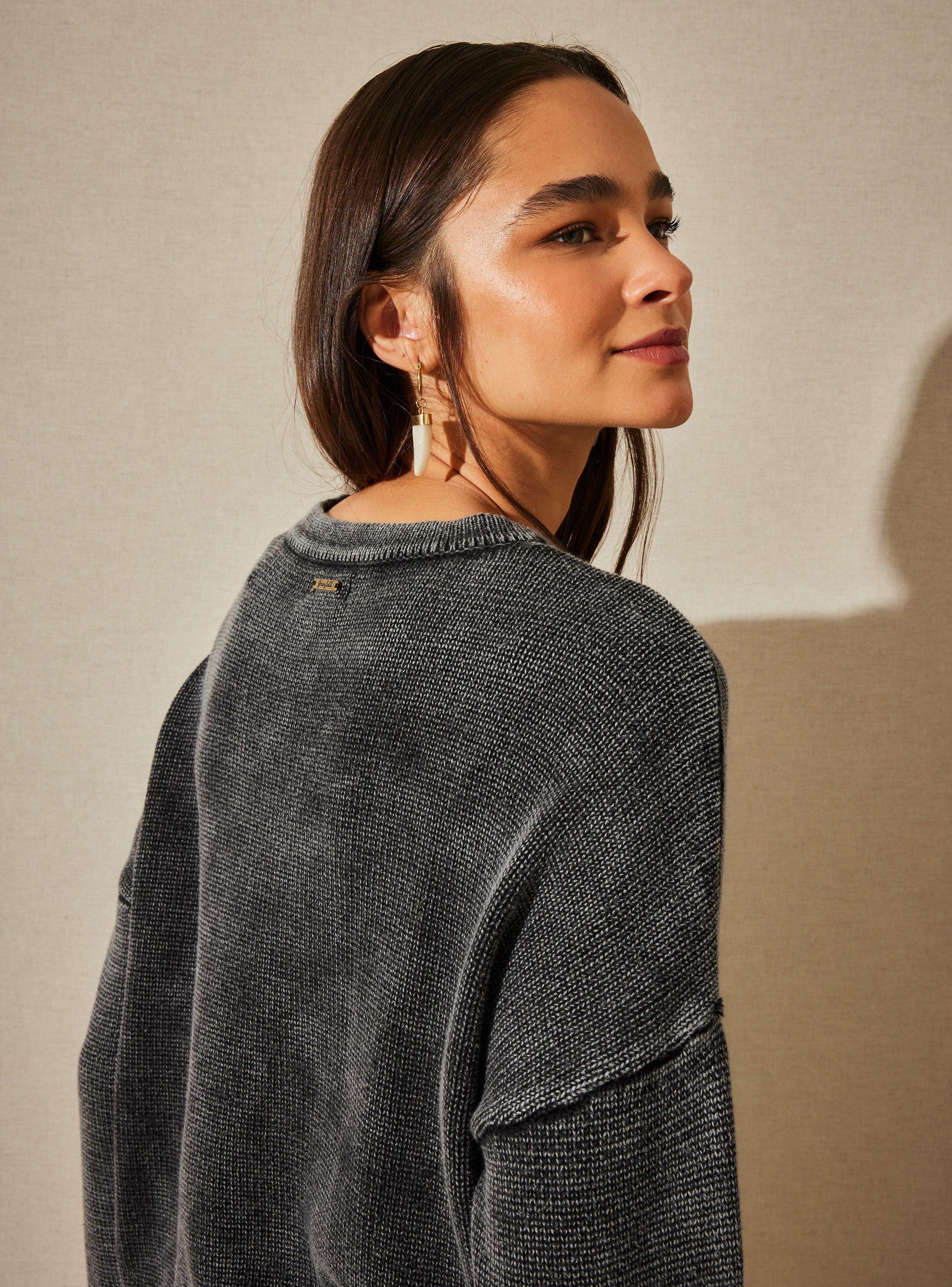 Sweater Teñido con Aplicación Metálica-3