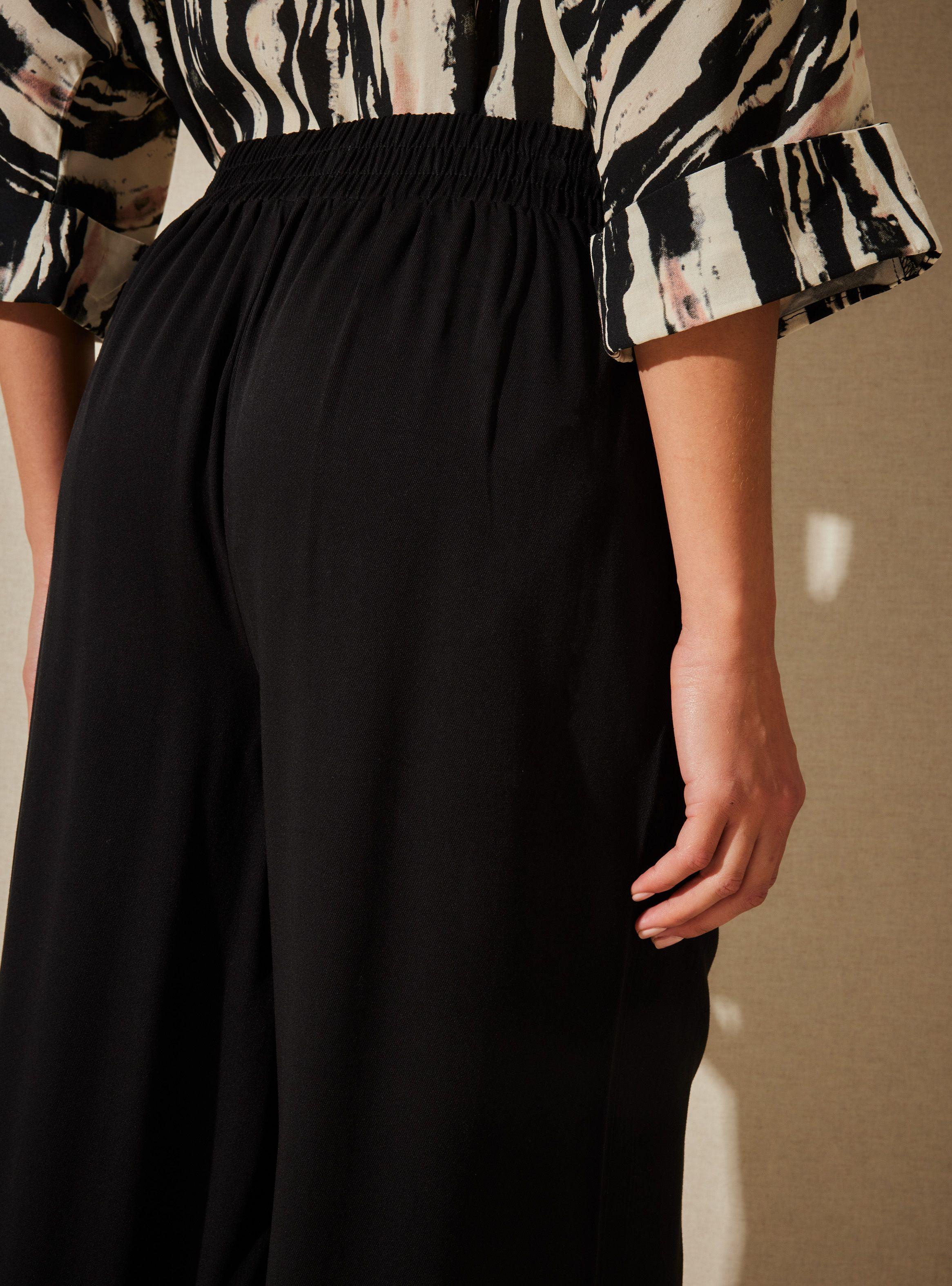Pantalón Wide Leg con Pinzas-3
