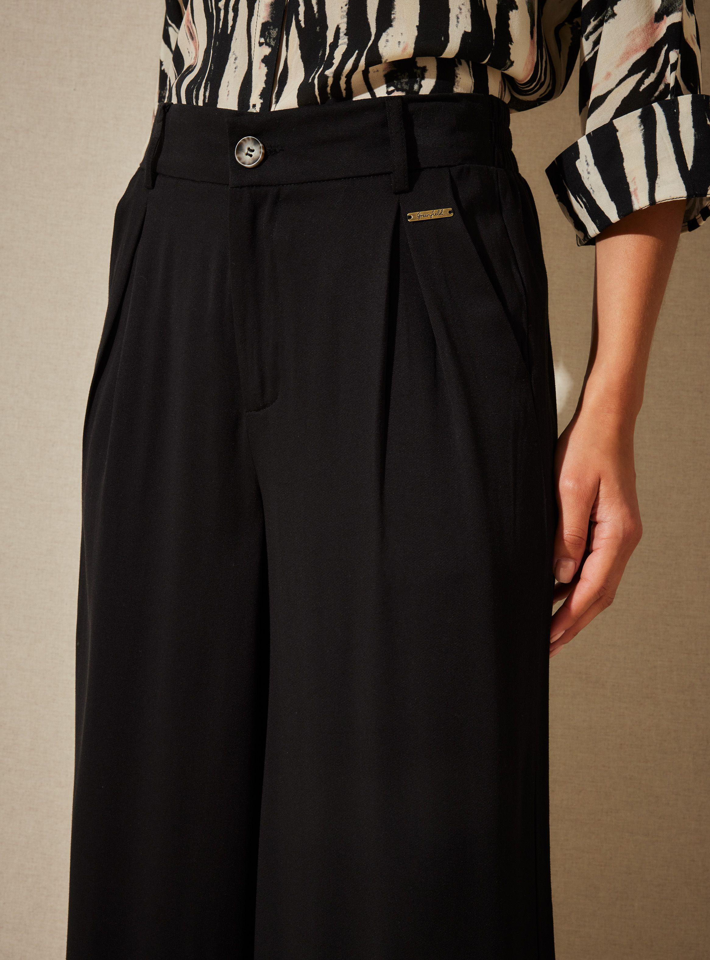Pantalón Wide Leg con Pinzas-2