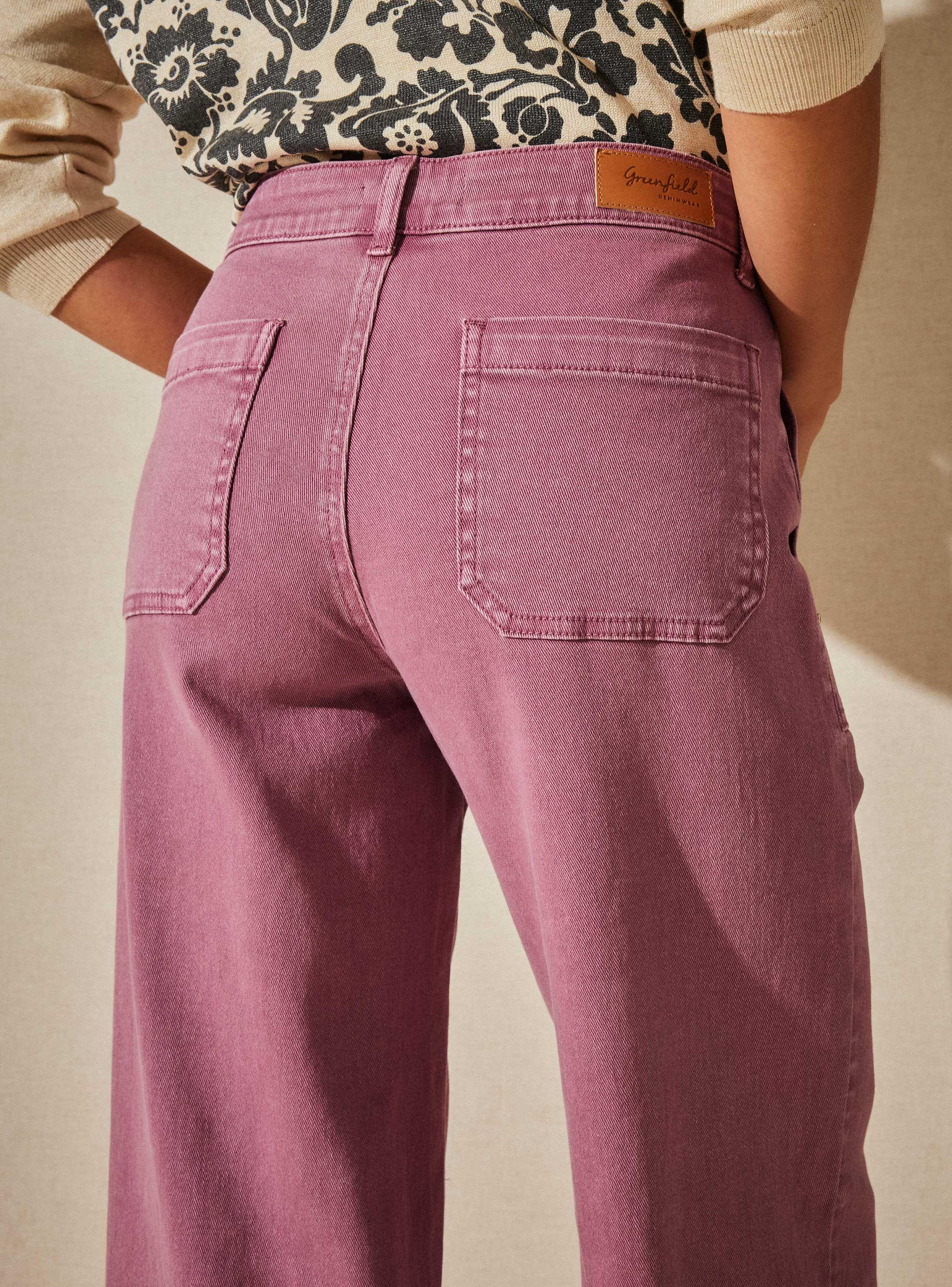 Pantalón Wide Leg Rosé-3