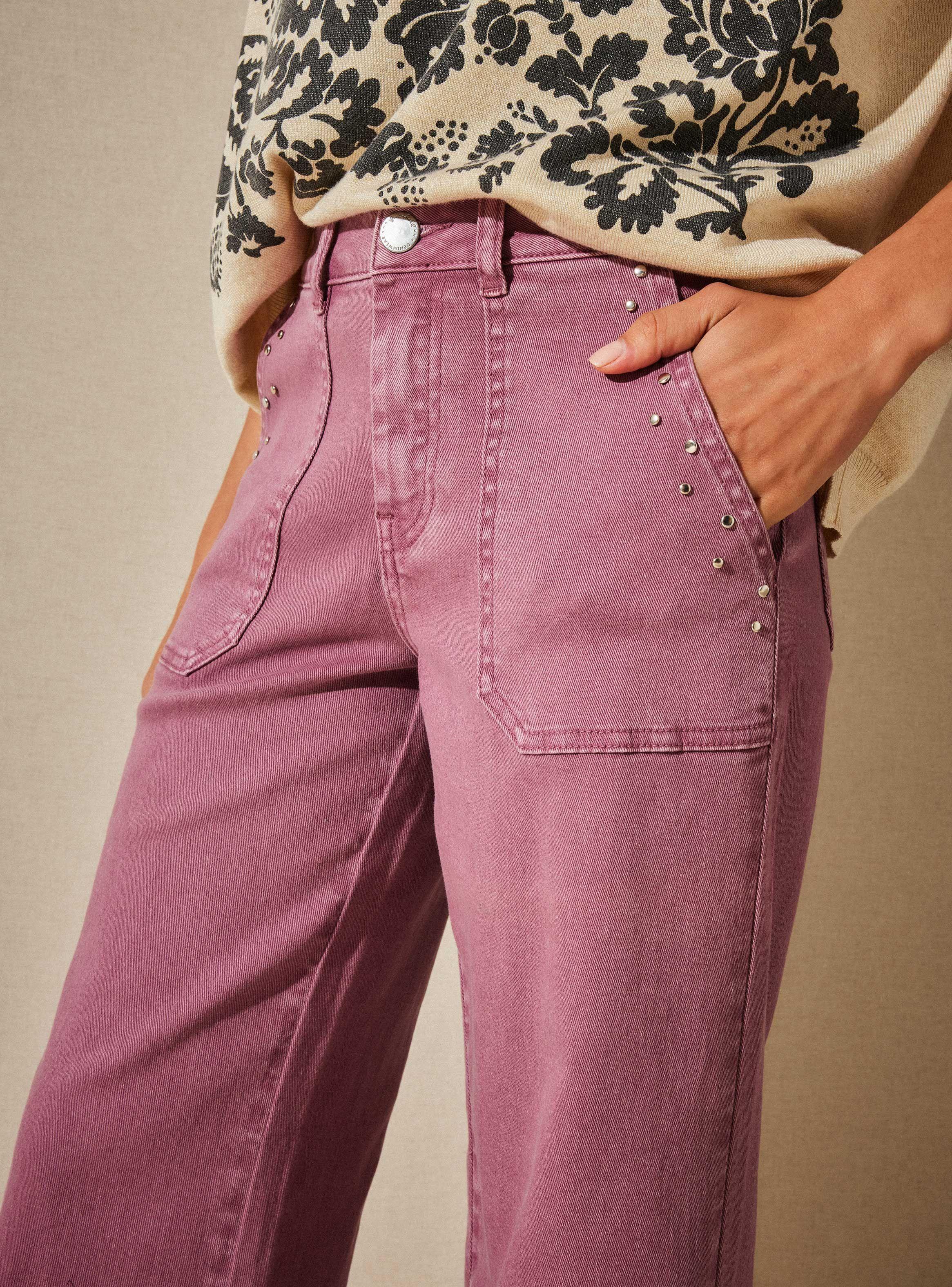 Pantalón Wide Leg Rosé-2