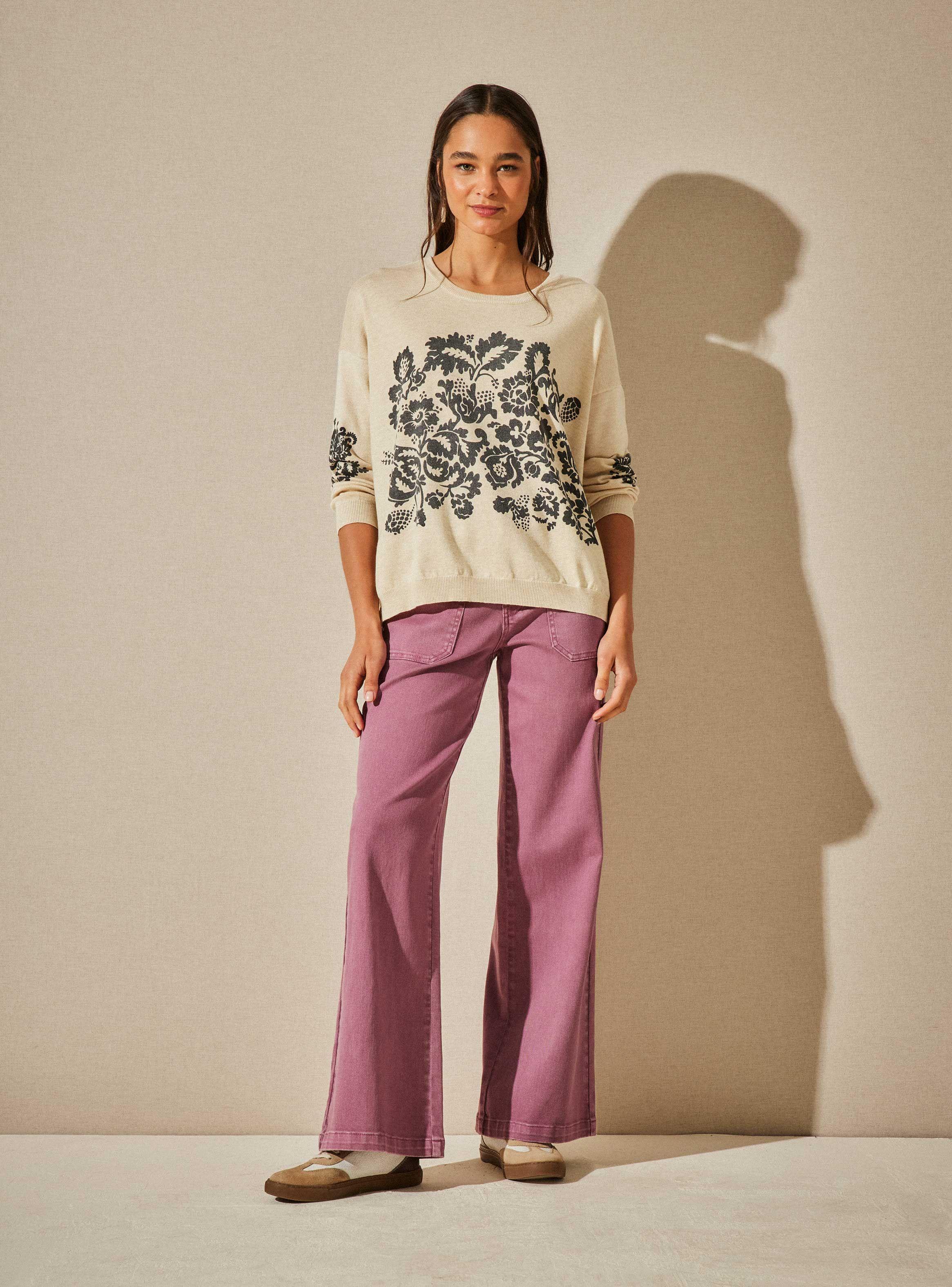 Sweater Estampado Floral-4