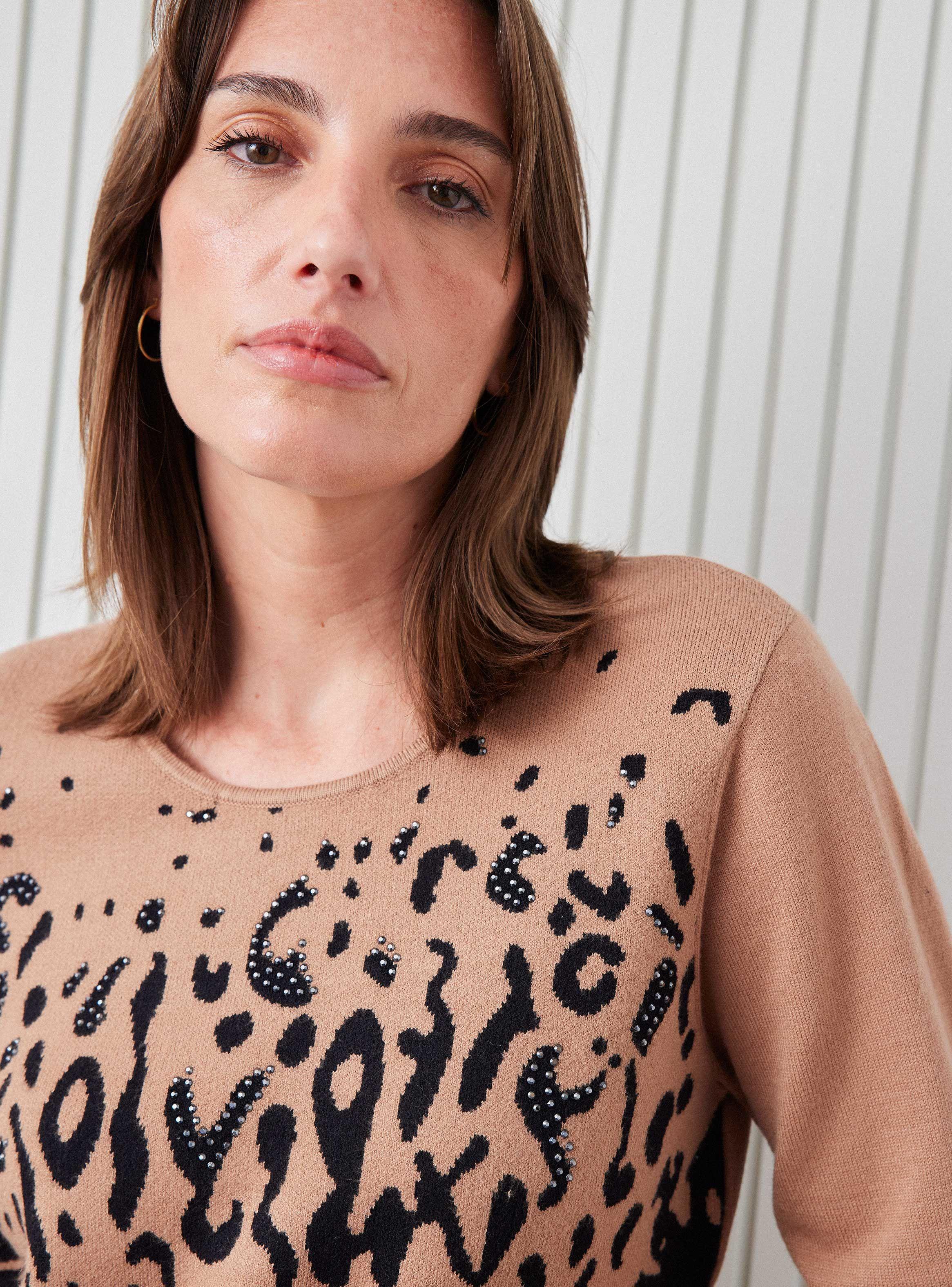 Sweater Print Estampado Frontal-3