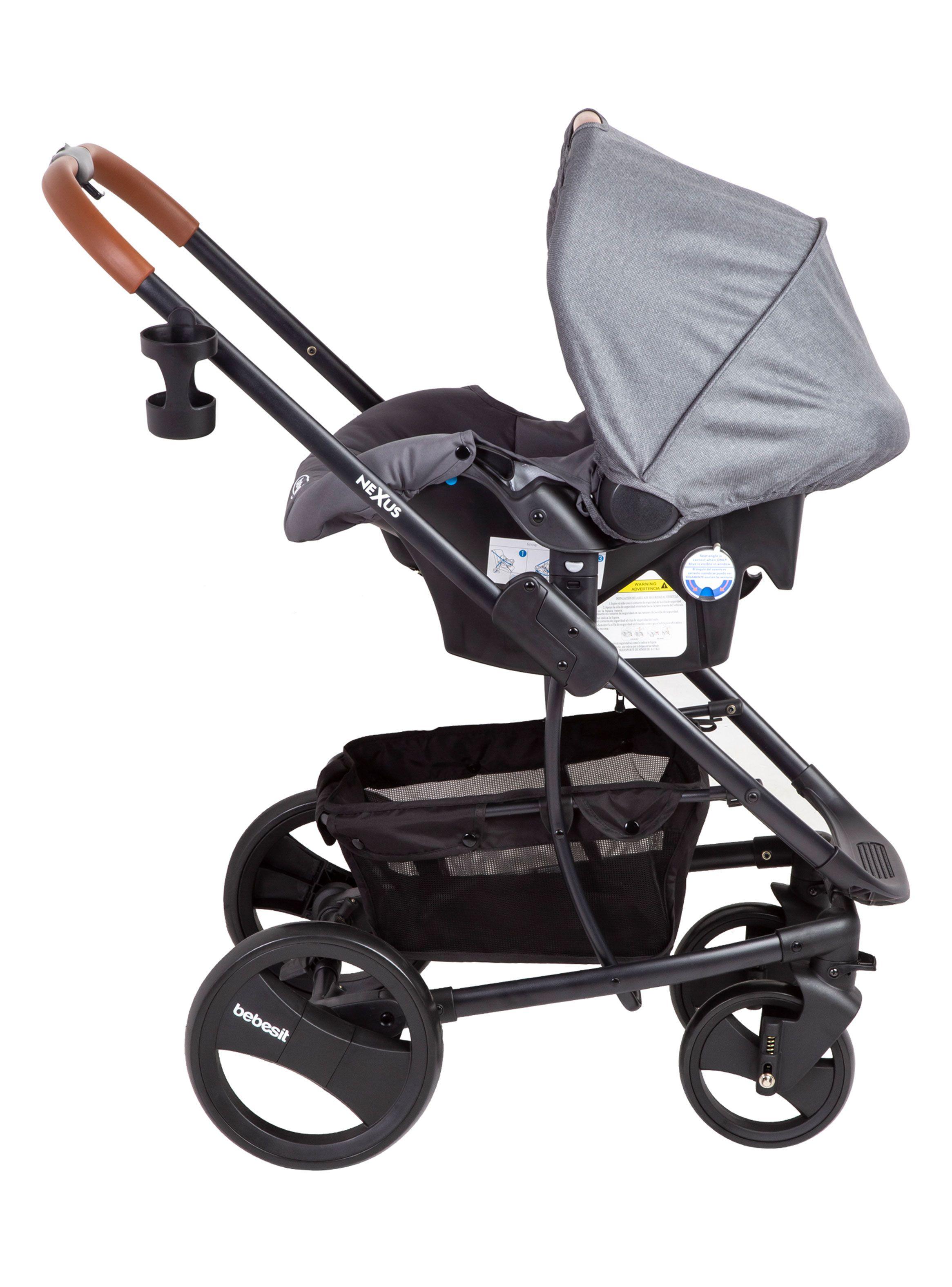 Coche Travel System Nexus Gris Bebesit-2