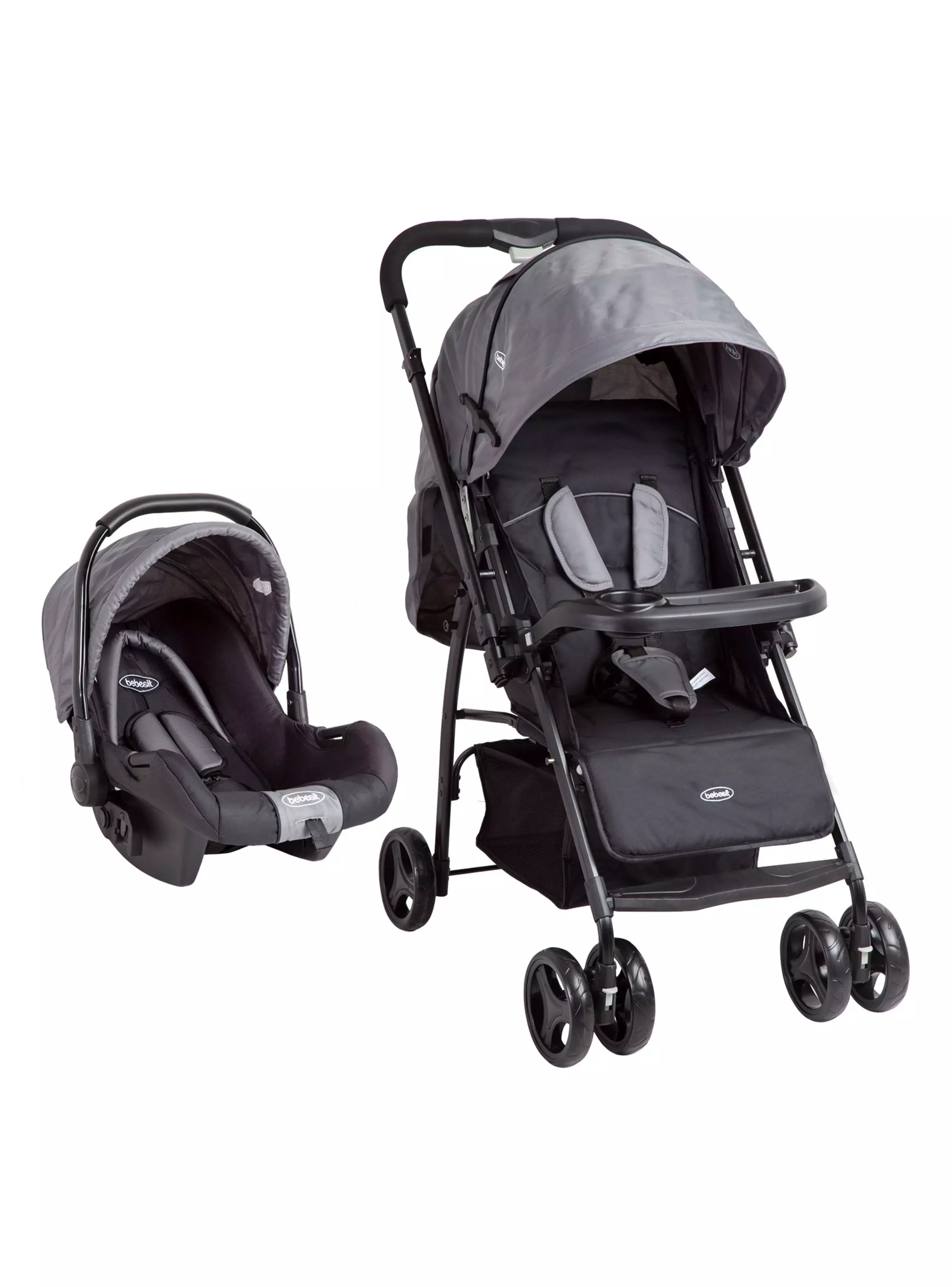 Coche Travel System Go Lite Gris Bebesit-0