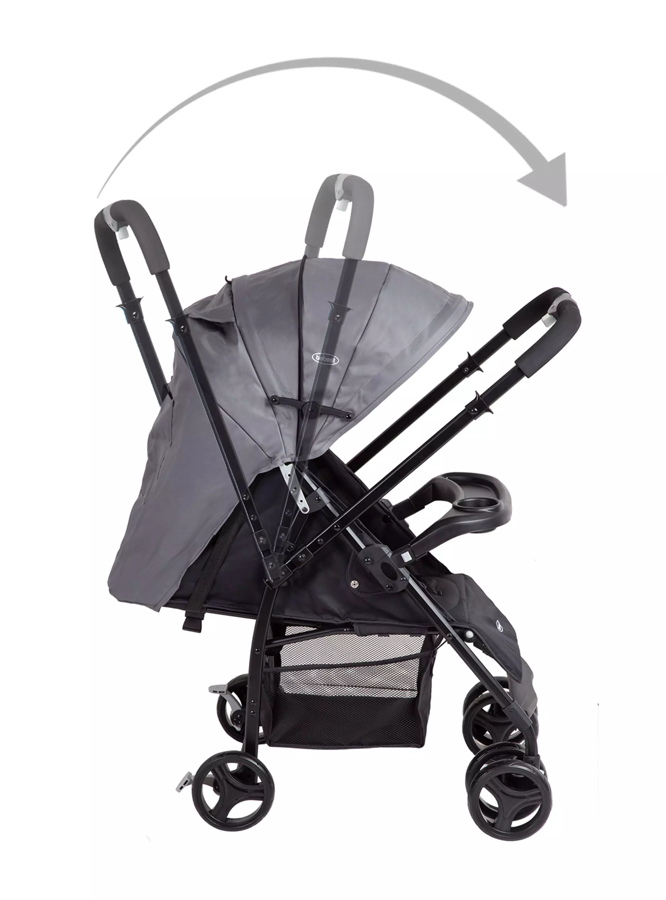 Coche Travel System Go Lite Gris Bebesit-1