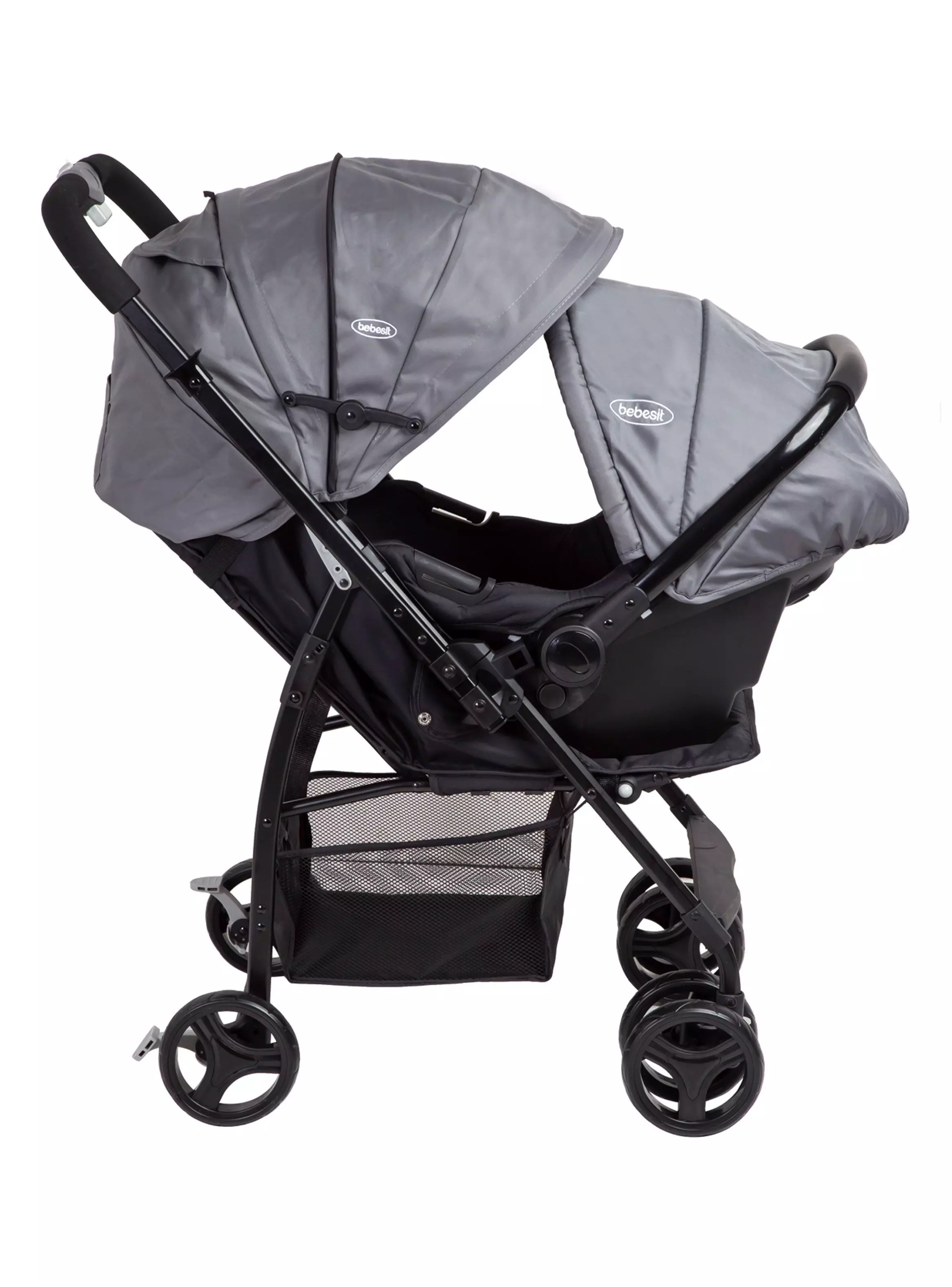 Coche Travel System Go Lite Gris Bebesit-2