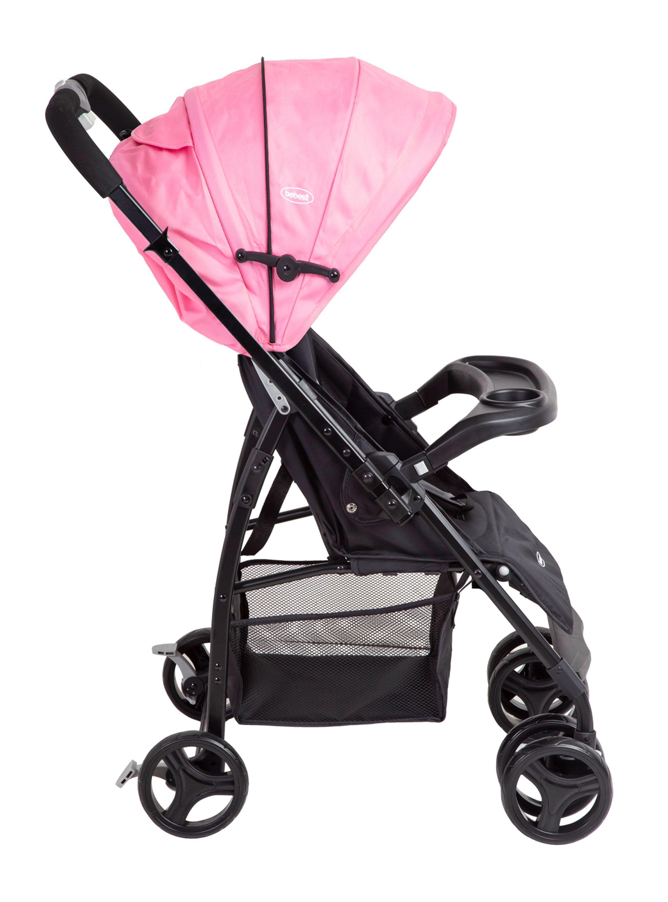 Coche Travel System Golite Rosado Bebesit-1