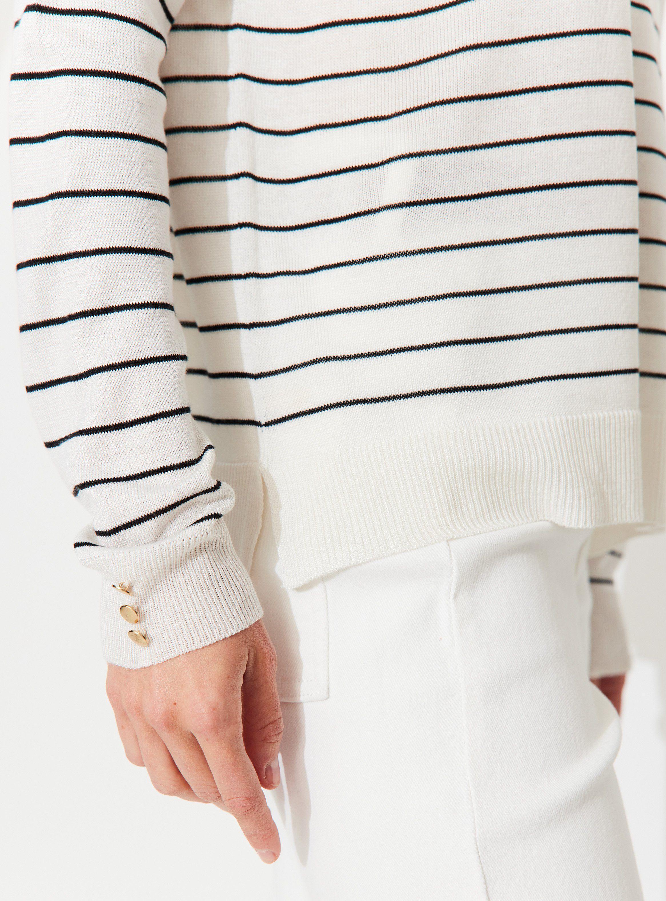 Sweater Rayado Cuello Redondo-3
