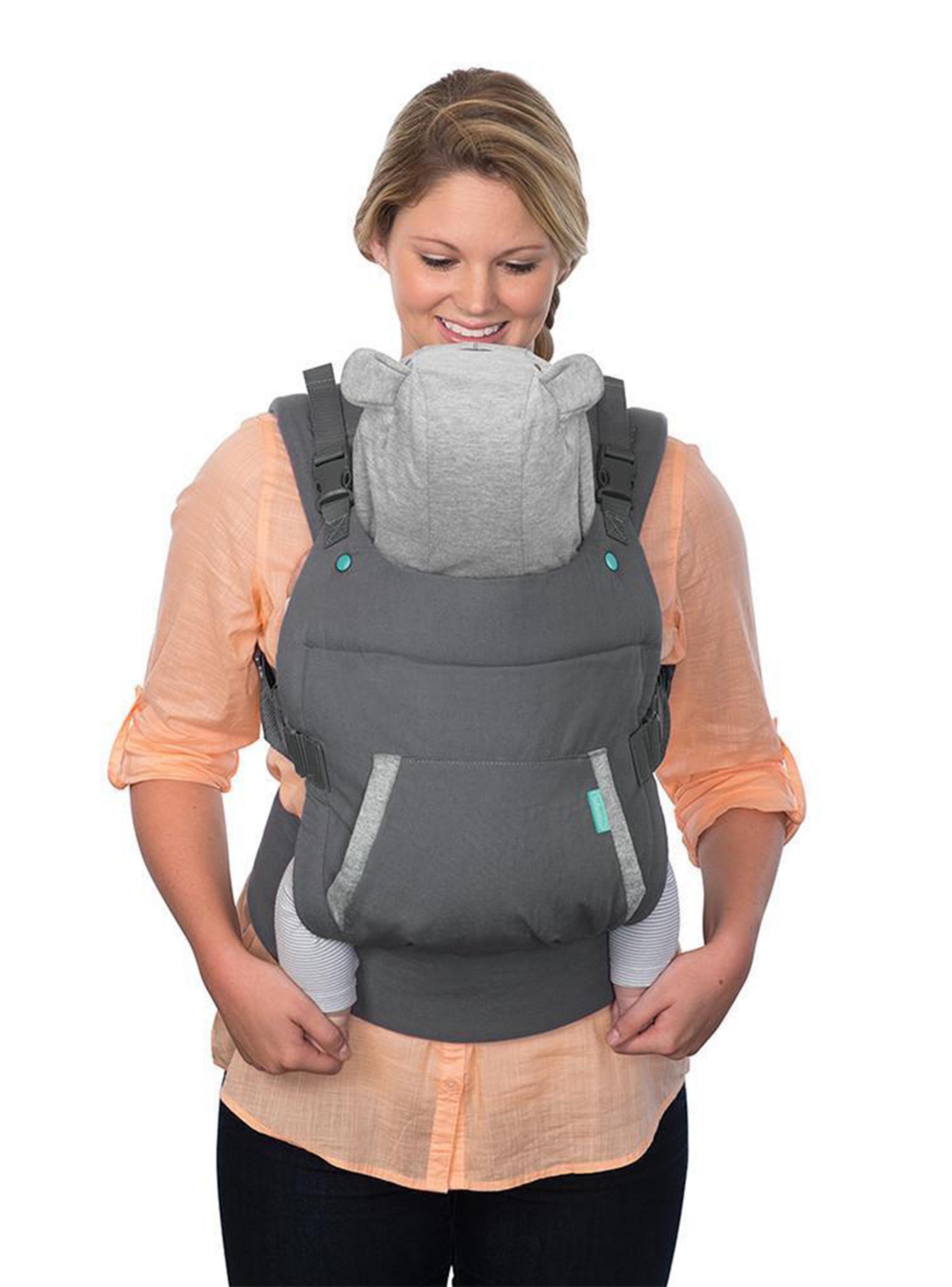 Porta Bebe Cuddle Up Ergonomic Gris Infantino-2