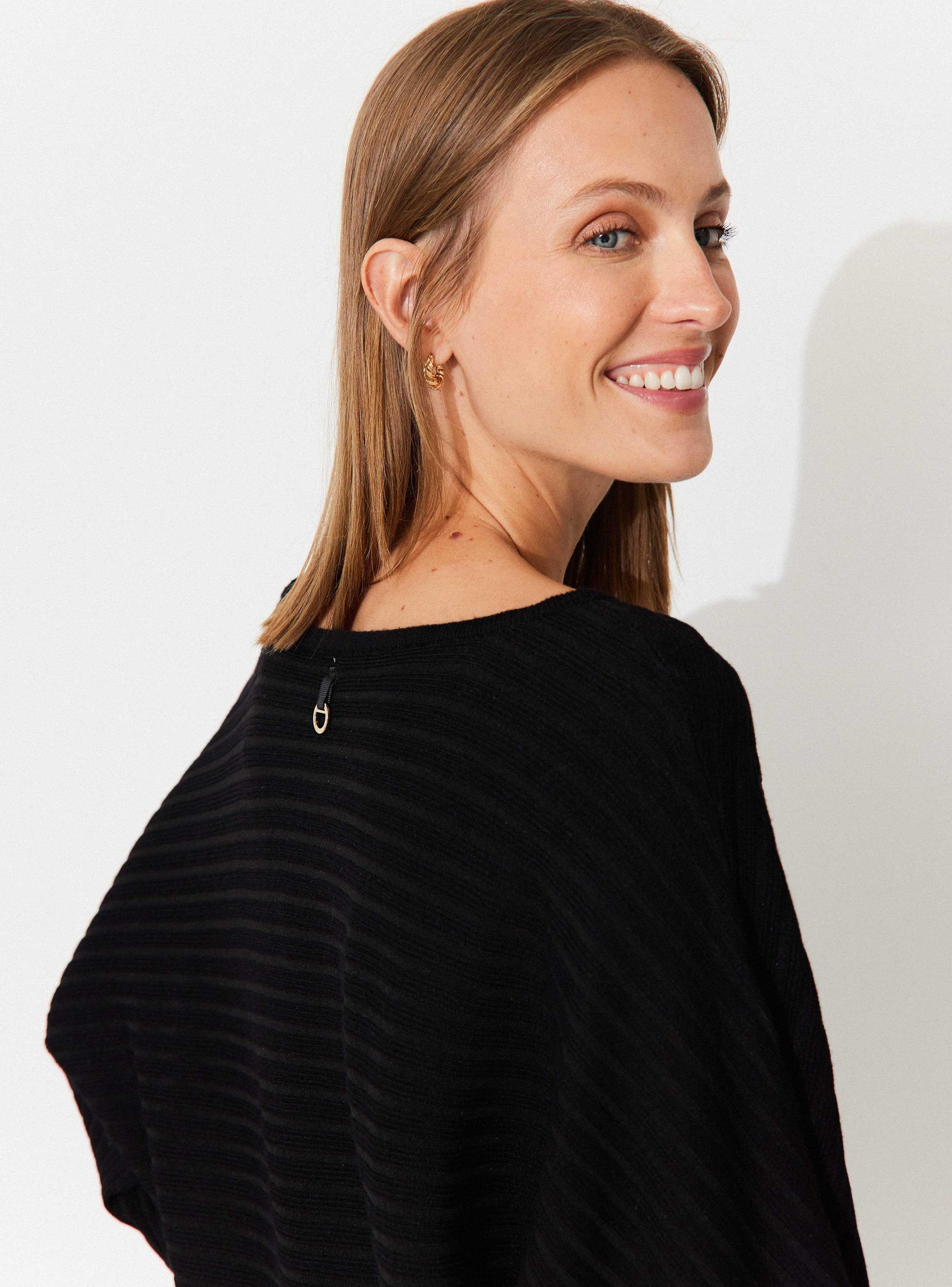 Sweater Ancho con Manga Fluida-3