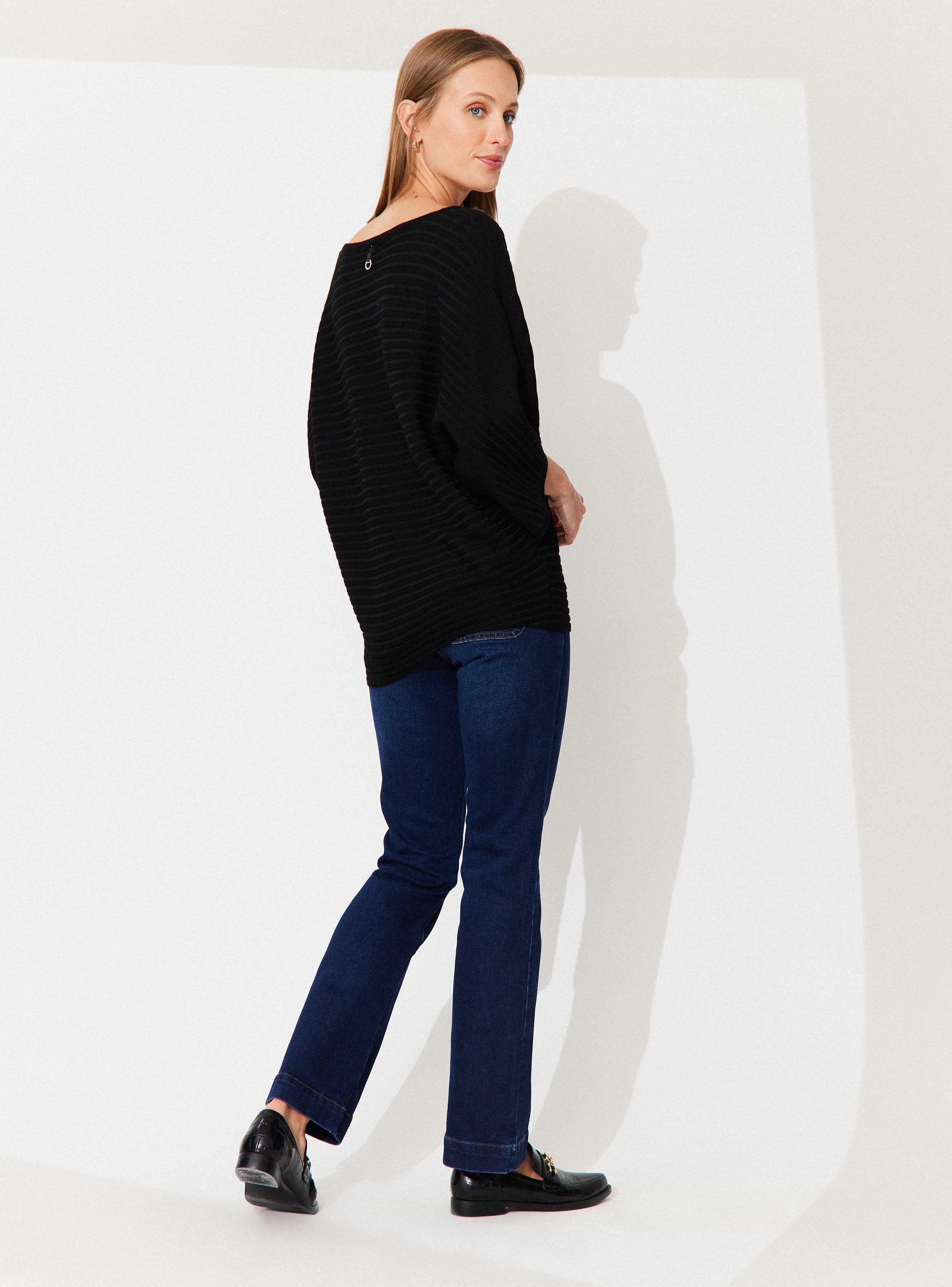 Sweater Ancho con Manga Fluida-5