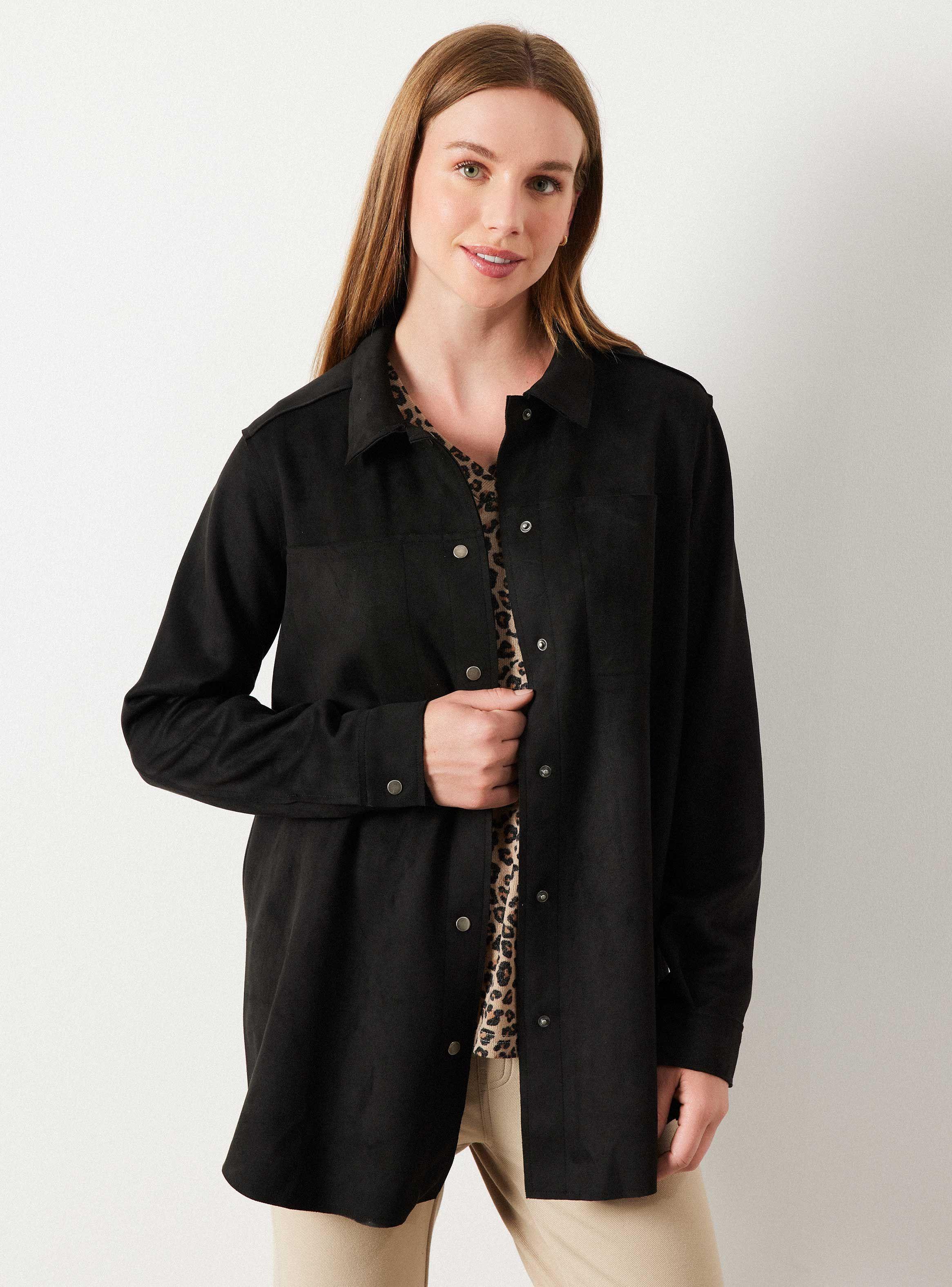 Chaqueta Look Suede-0