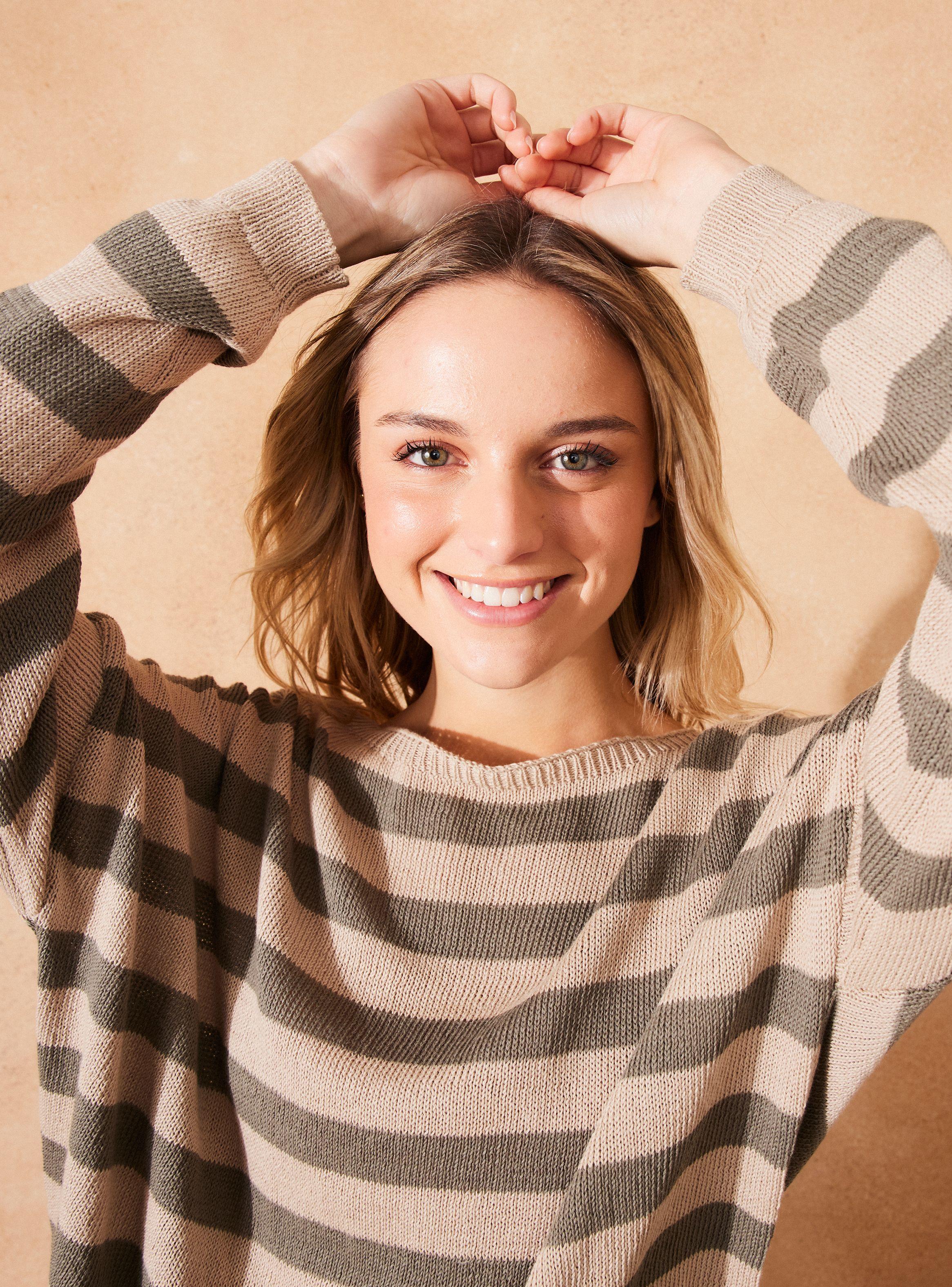 Sweater Cerrado Rayado-2