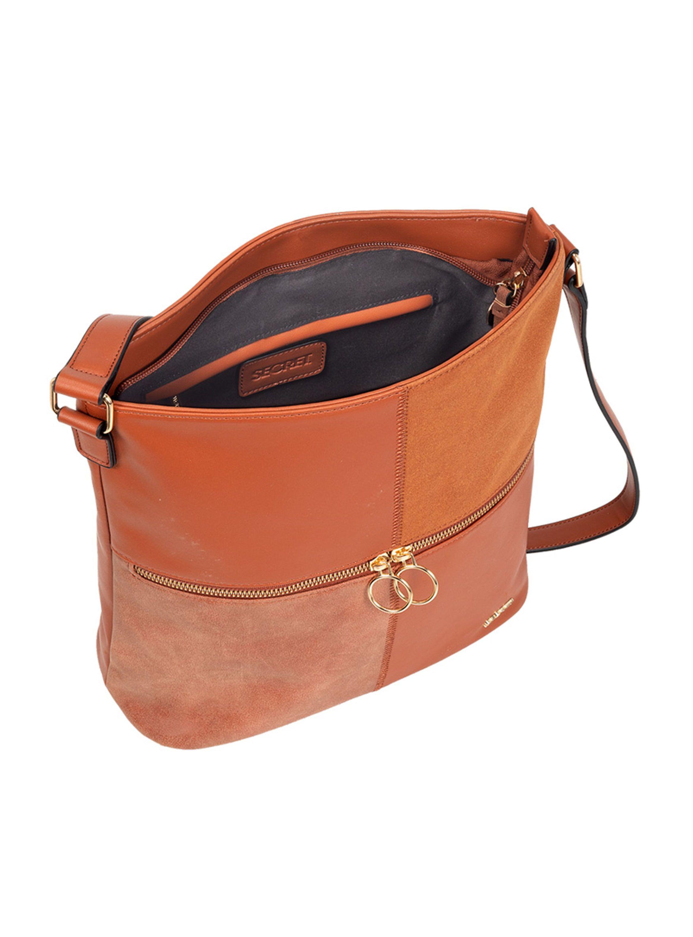 Cartera Secret Chequia Cross Bag Burgundy L-5