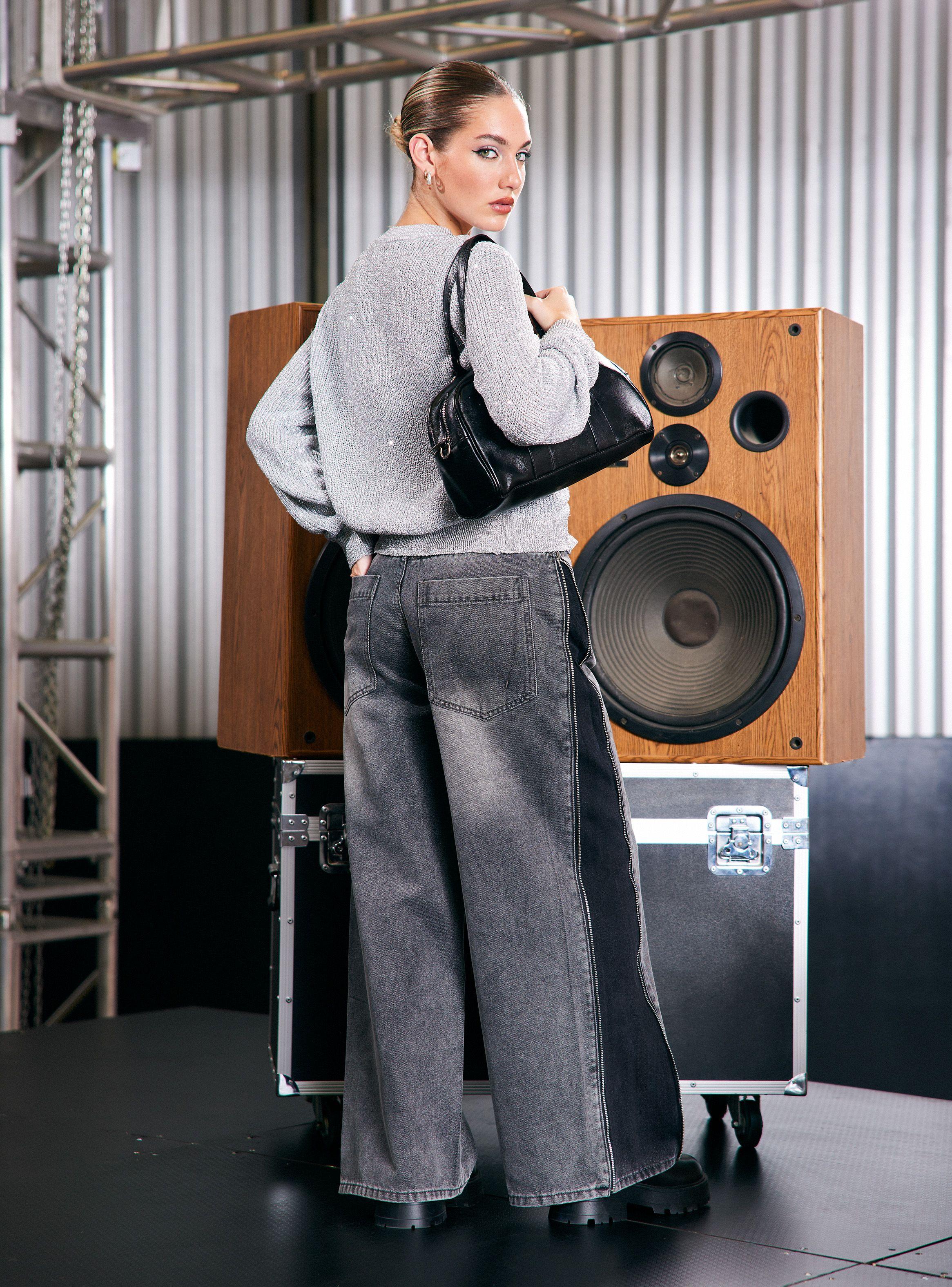 Chaqueta Bomber Lentejuelas-5