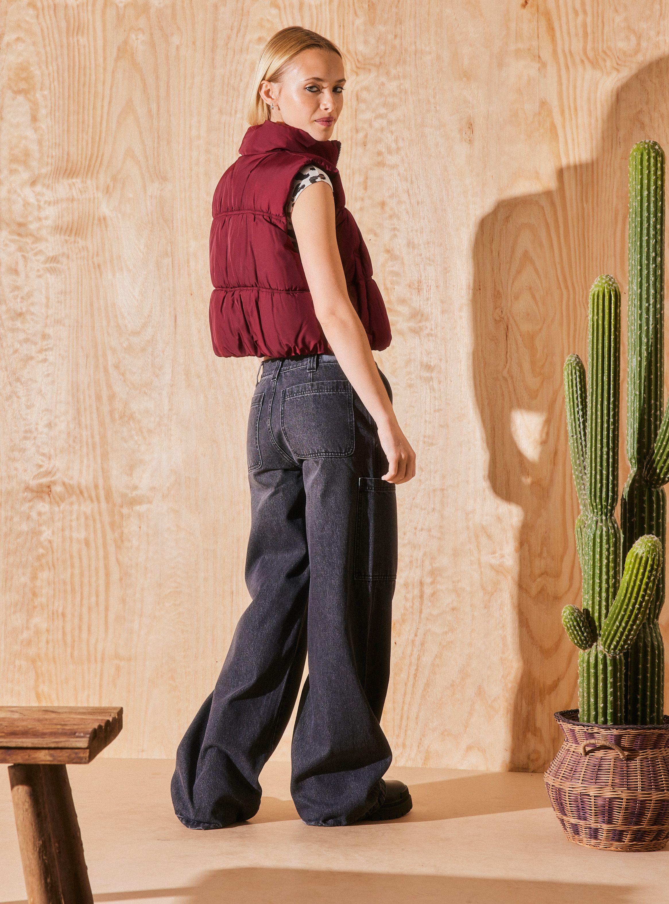 Parka Crop sin Mangas-5