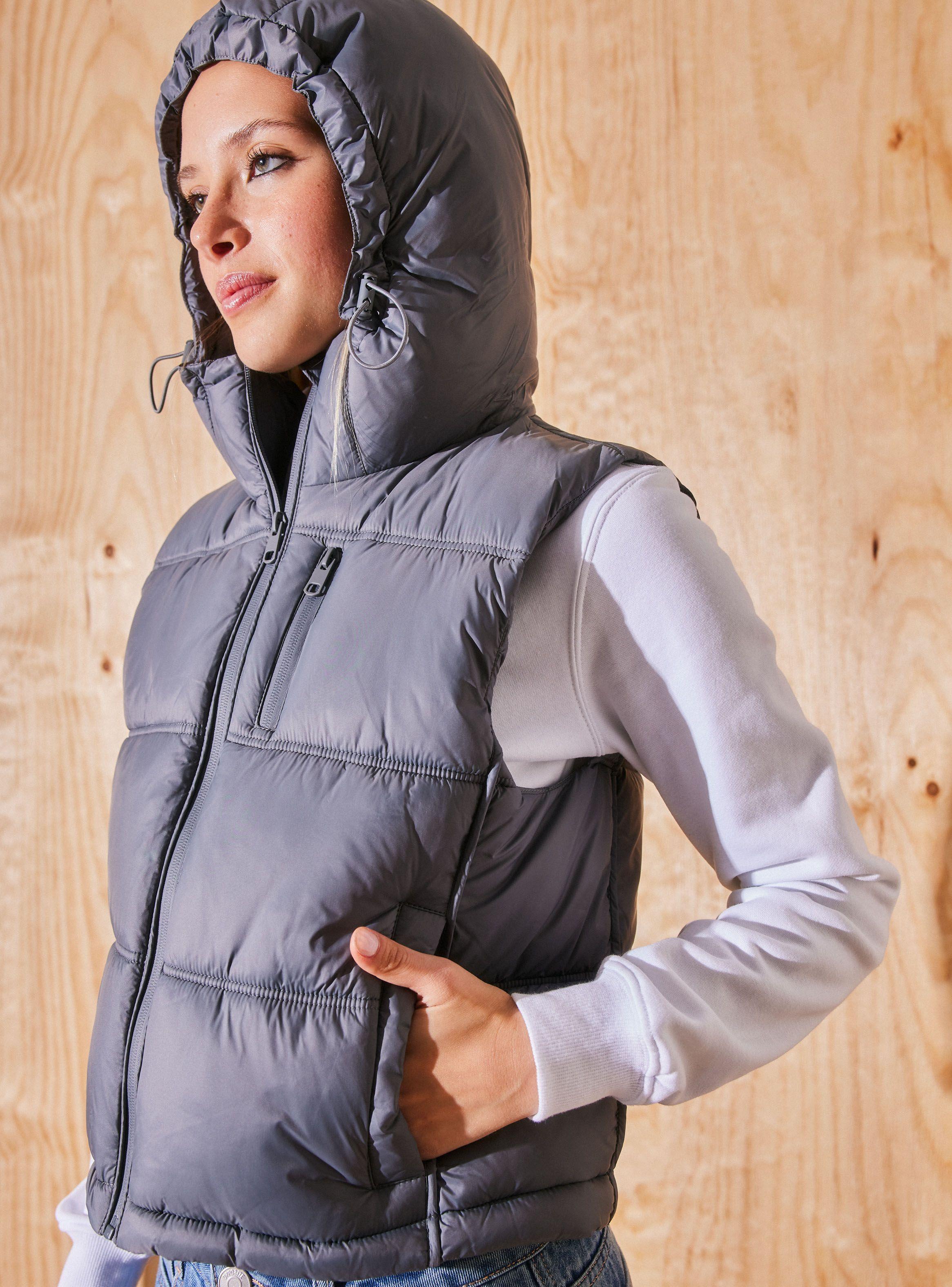 Parka sin Mangas con Gorro-3