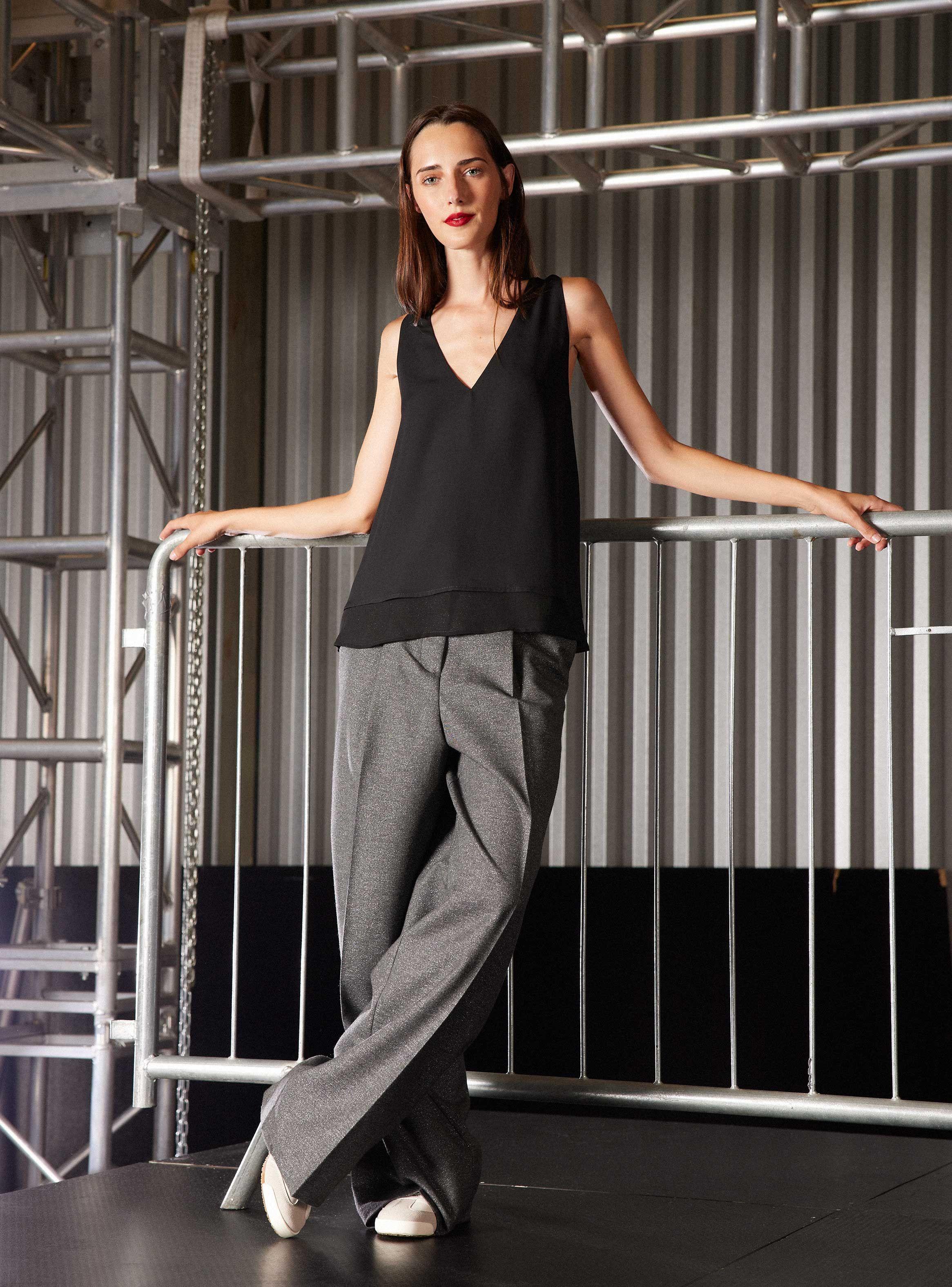 Blusa Gasa Doble Capa-4