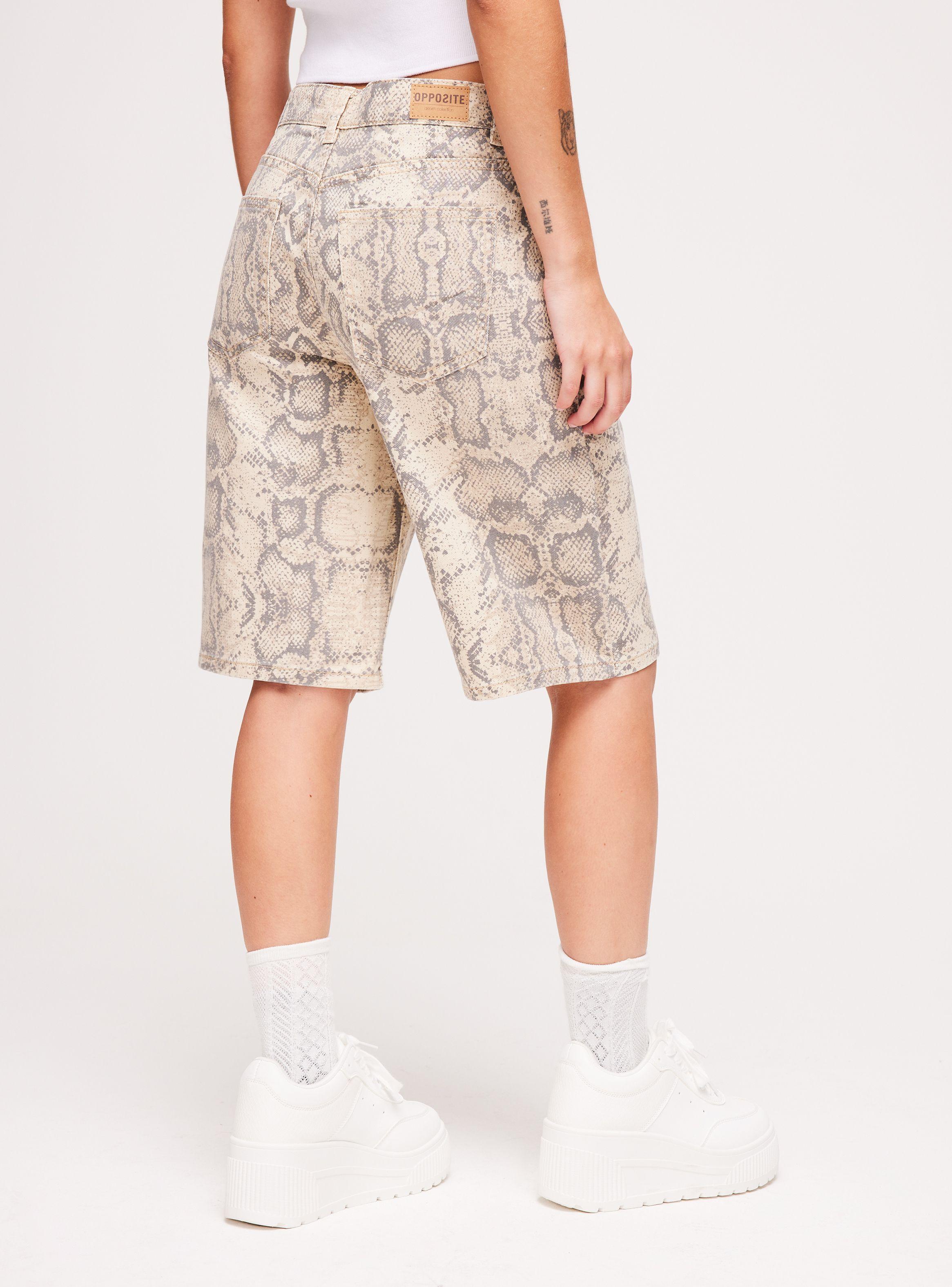 Short Estampado Print Tiro Medio-1