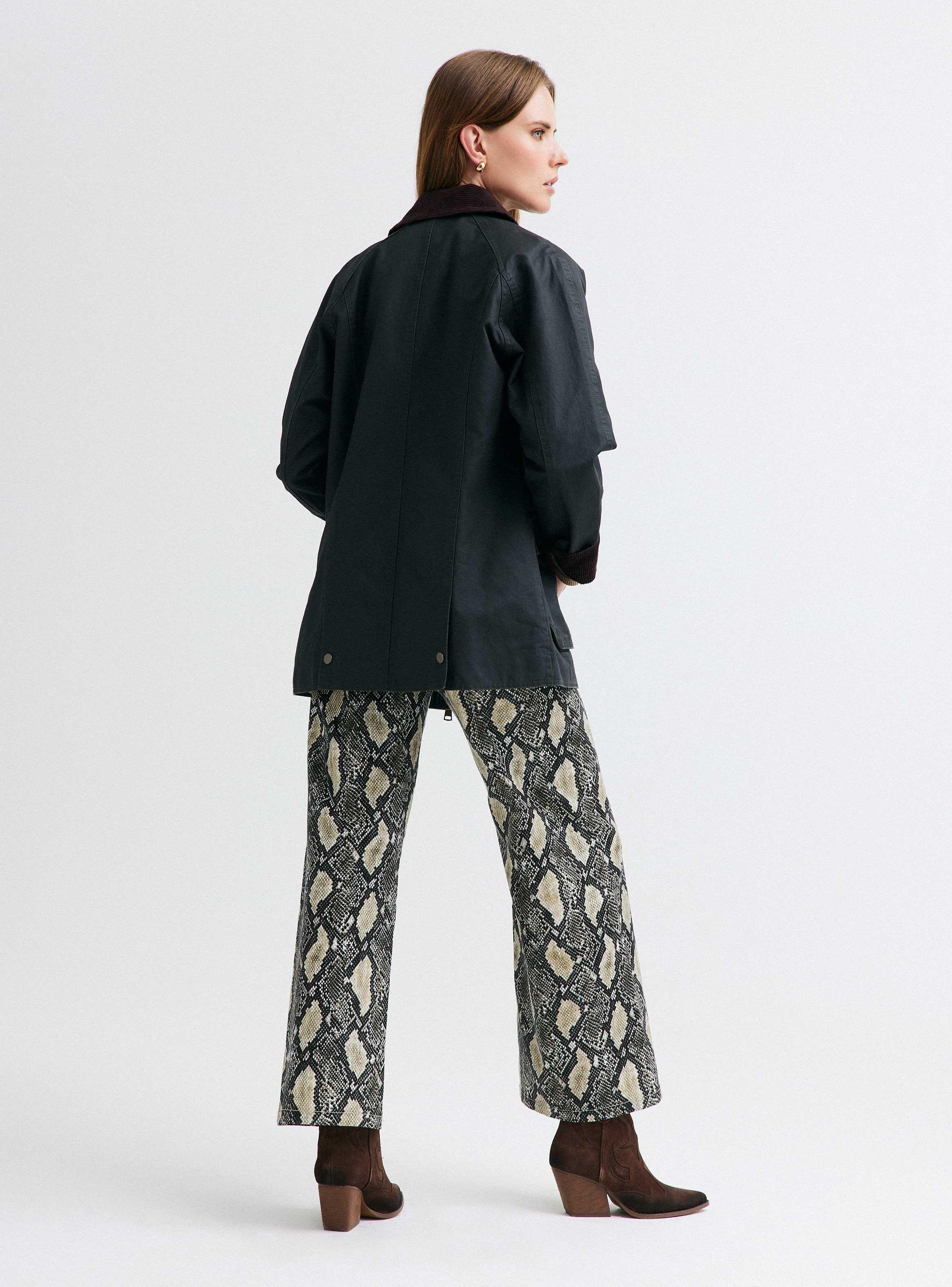 Jeans Wide Leg Efecto Engomado-5