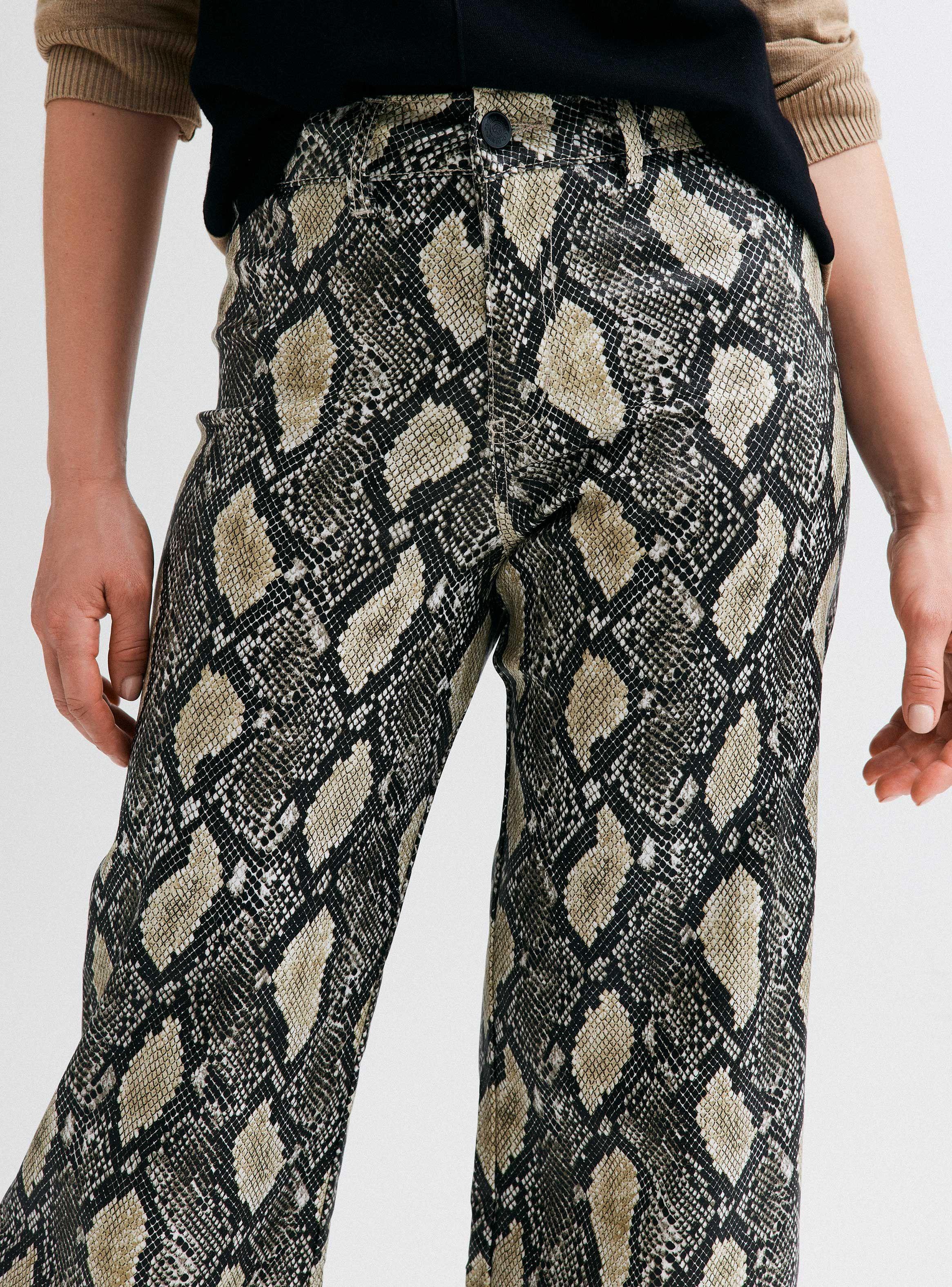 Jeans Wide Leg Efecto Engomado-2