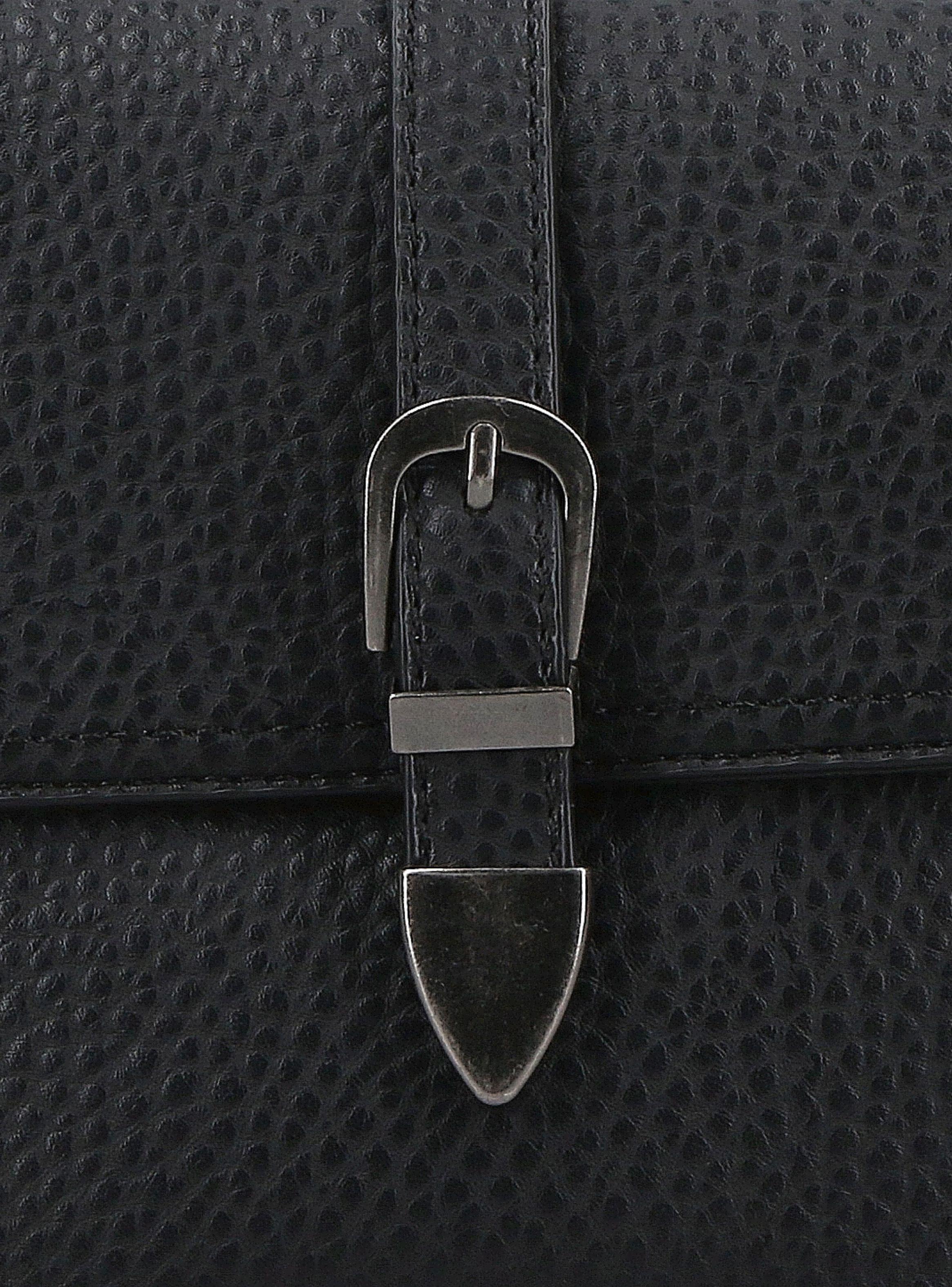 Cartera Crossbody Efecto Cuero con Hebillas-6