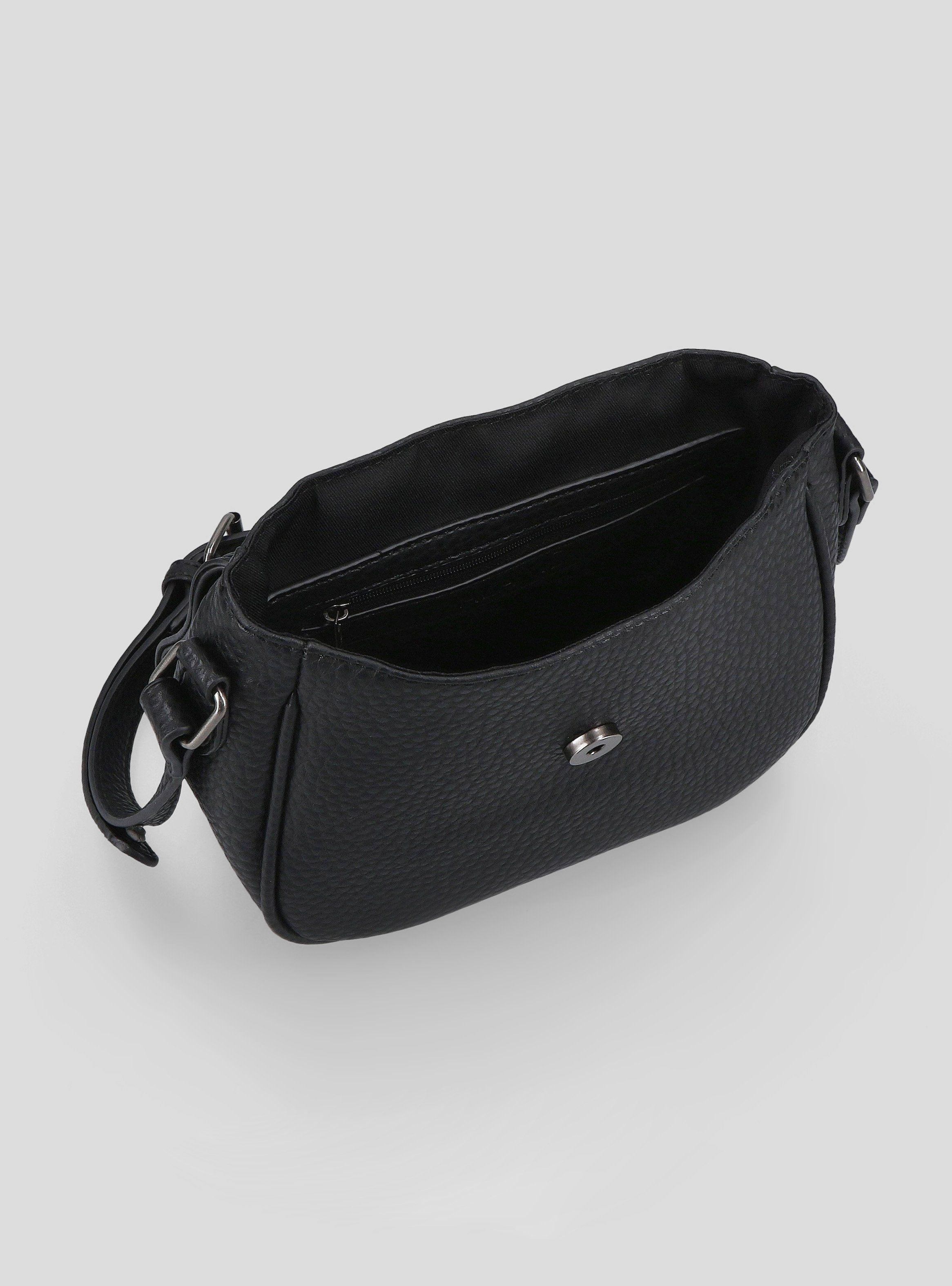 Cartera Crossbody Efecto Cuero con Hebillas-5