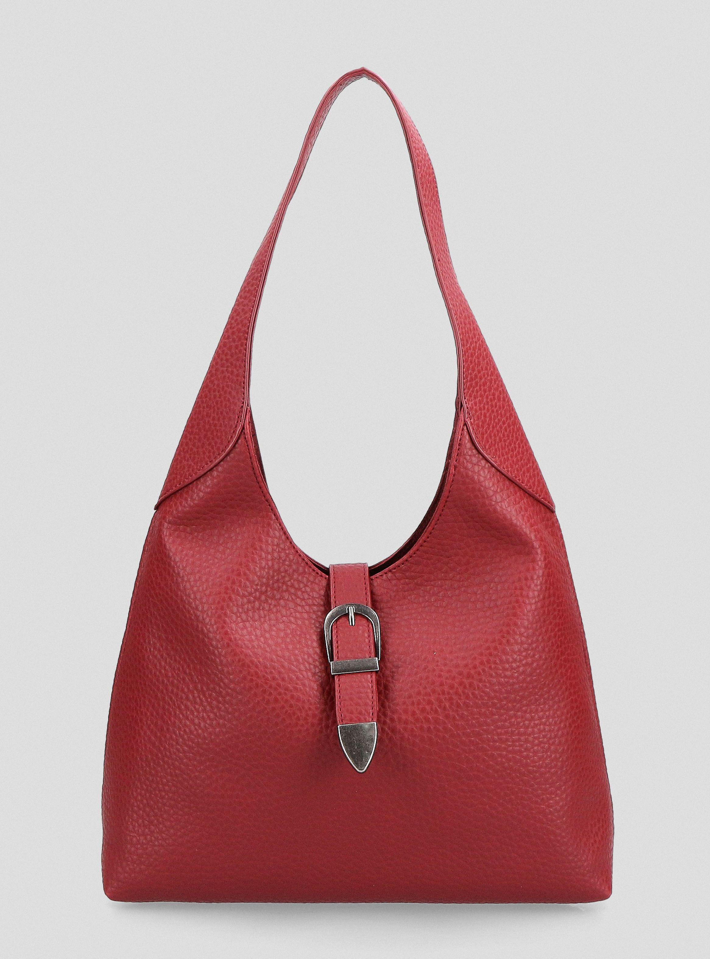 Cartera de Hombro Efecto Cuero-2