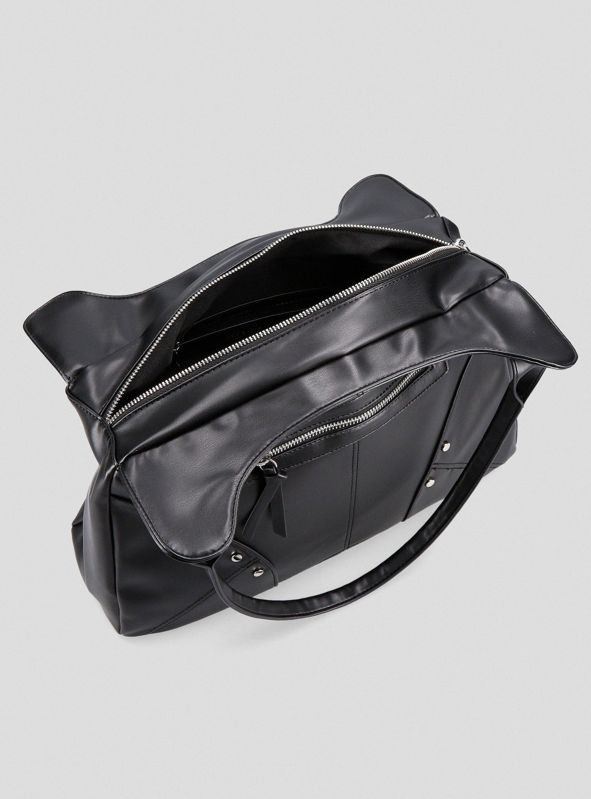 Cartera Tote Tachas y Cierre-5