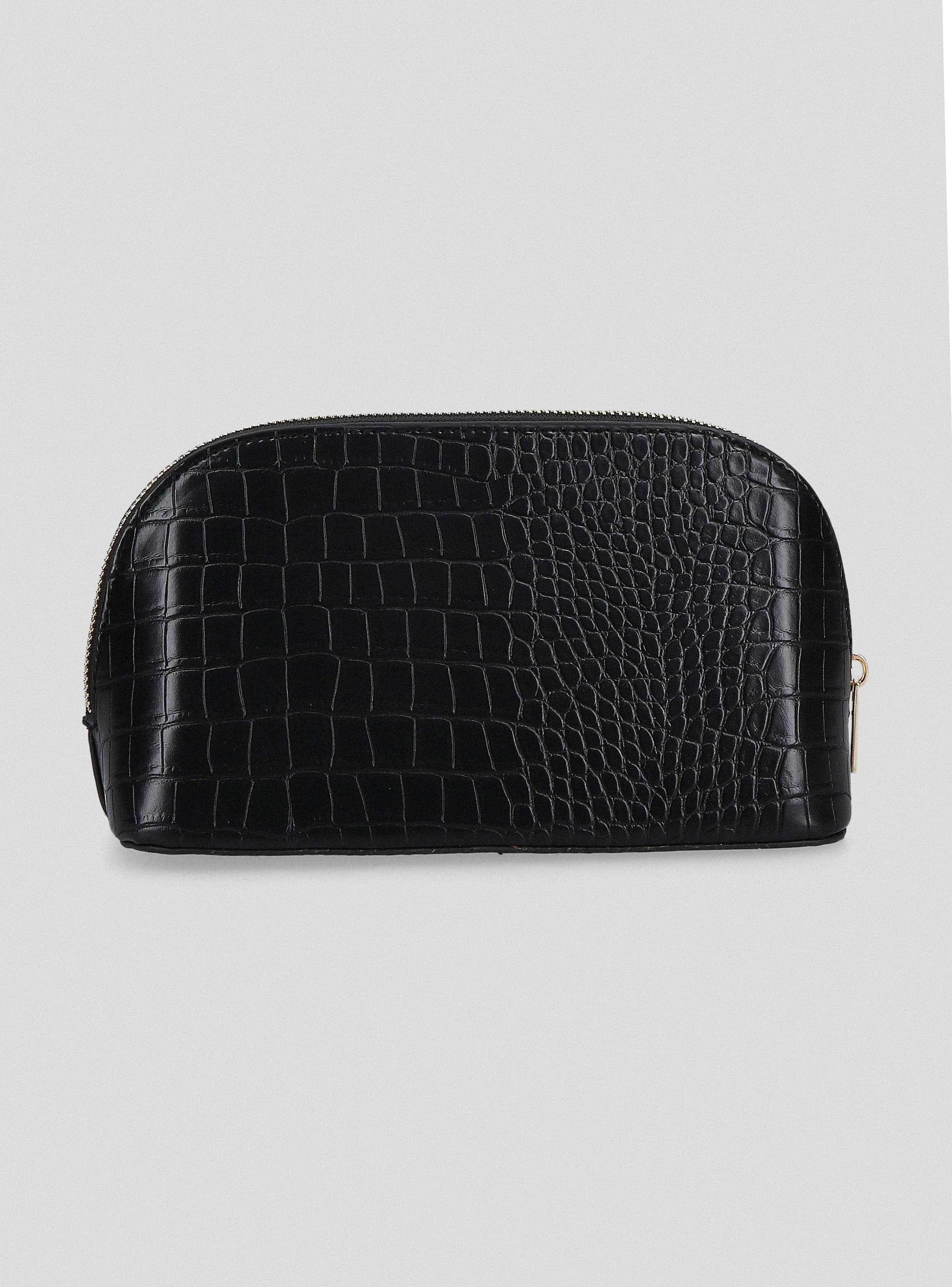 Cosmetiquero Efecto Cuero Croco-2