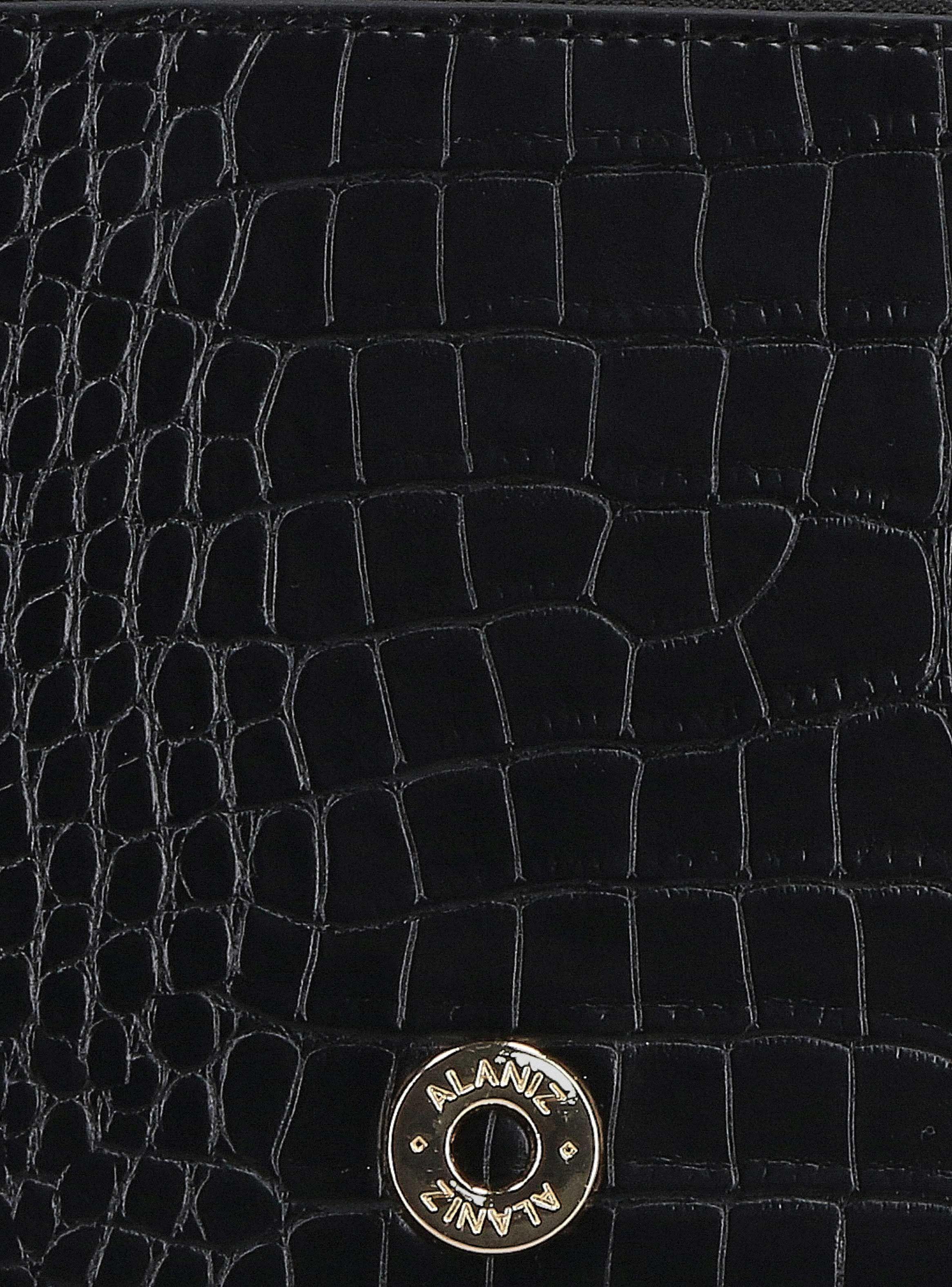 Cosmetiquero Efecto Cuero Croco-4