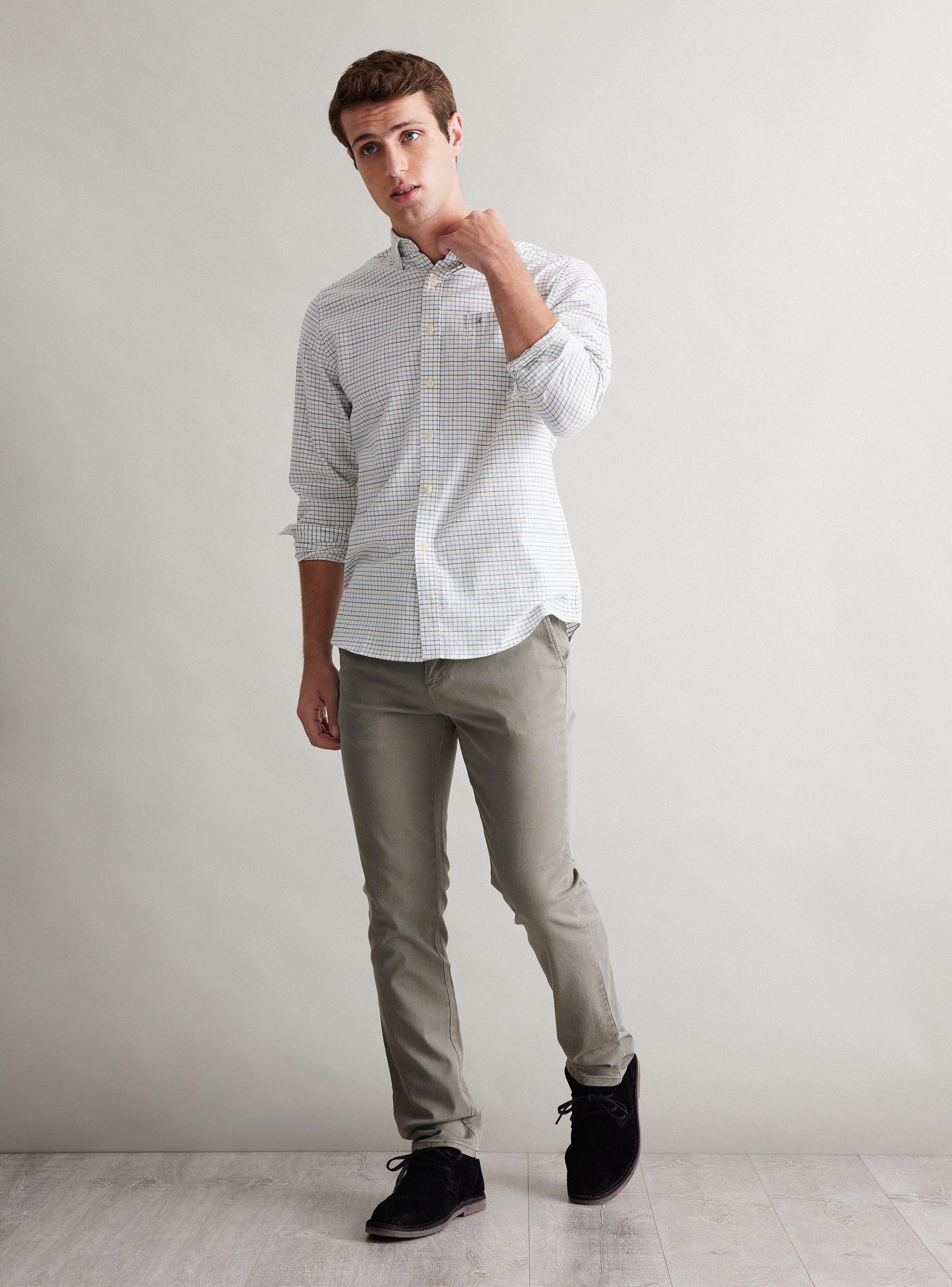 Pantalón Chino Lyocell Comfort Fit-4