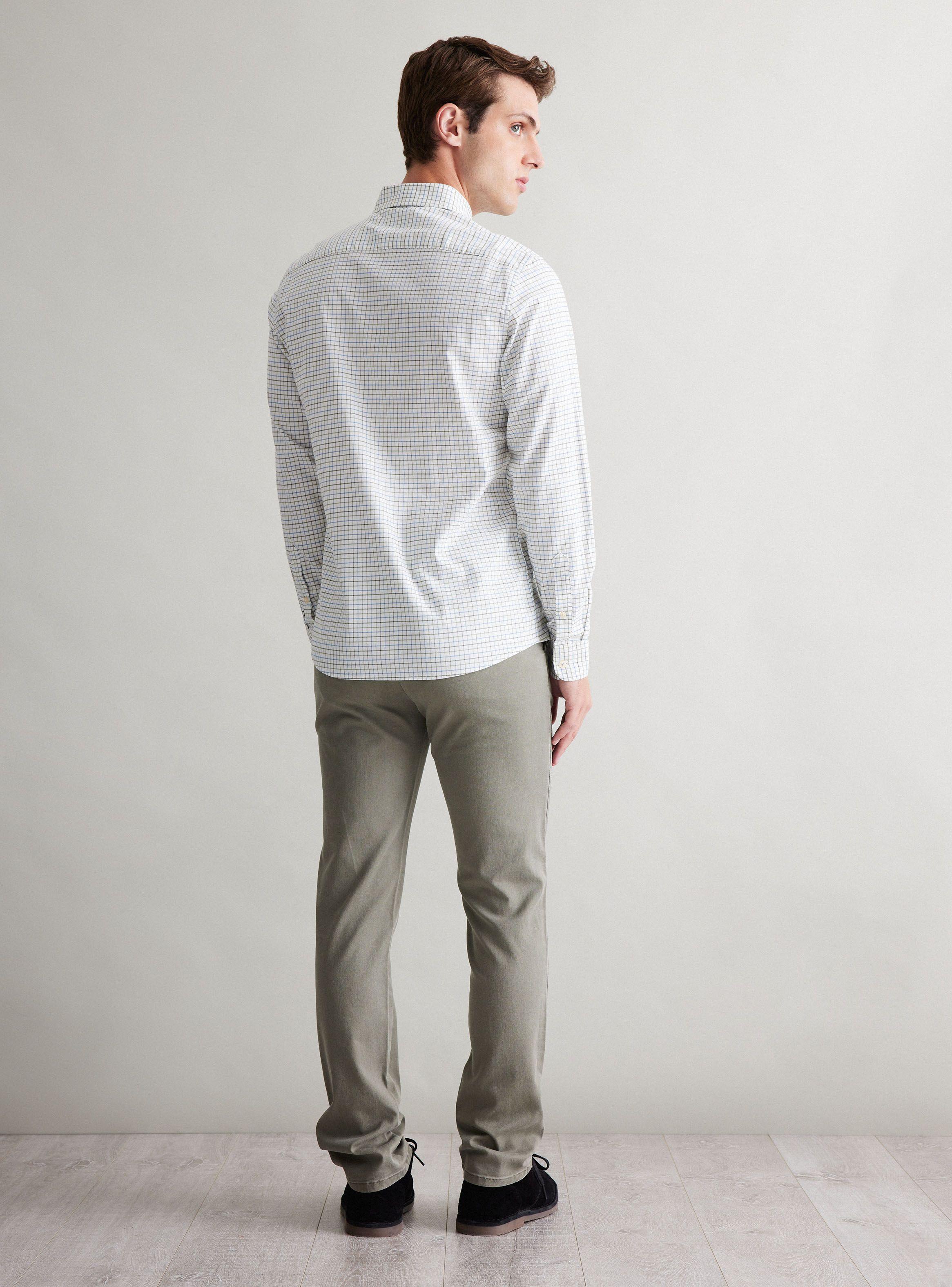 Camisa Manga Larga Check Básica-5