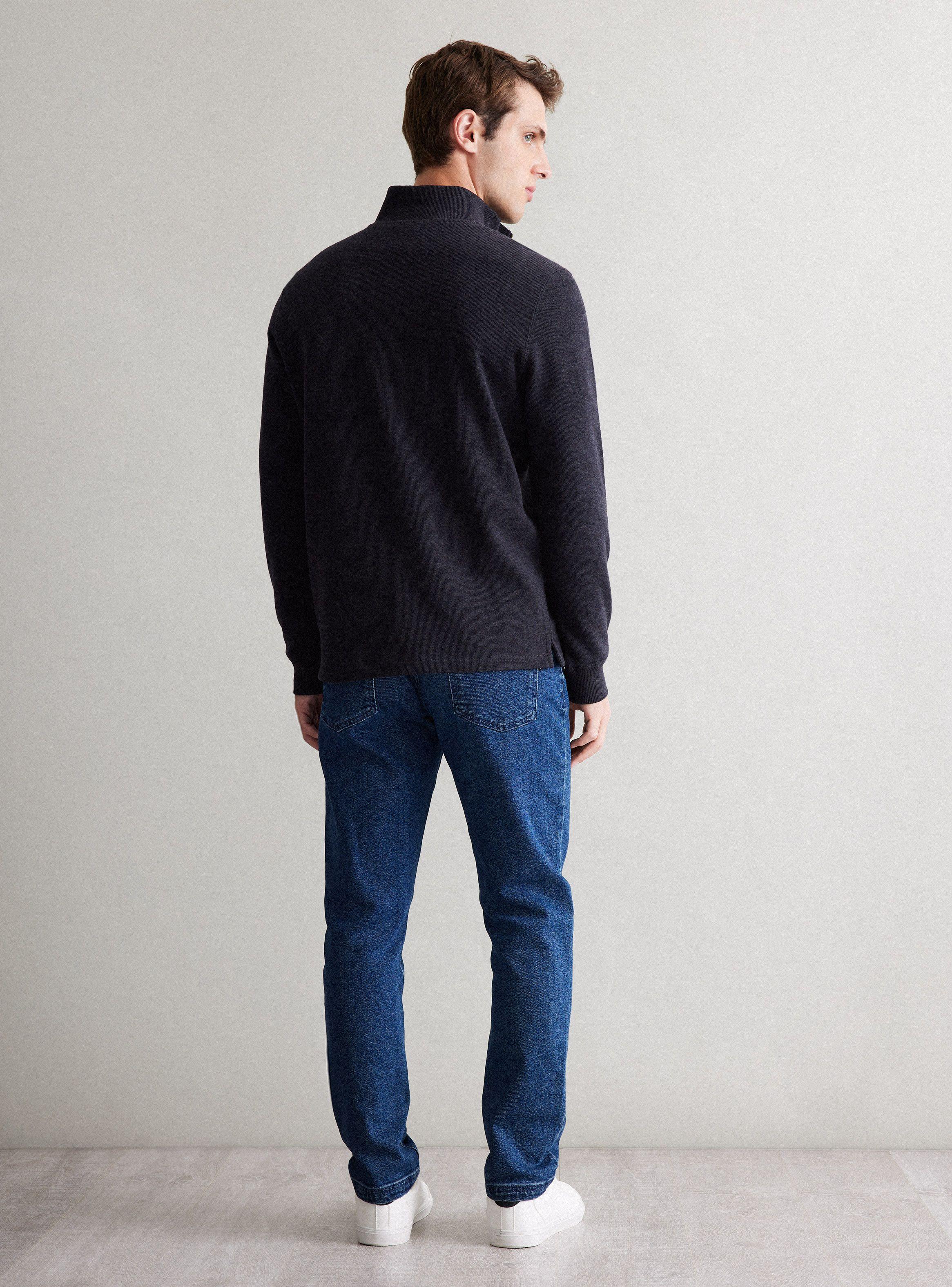 Polerón Básico Half Zipper-5