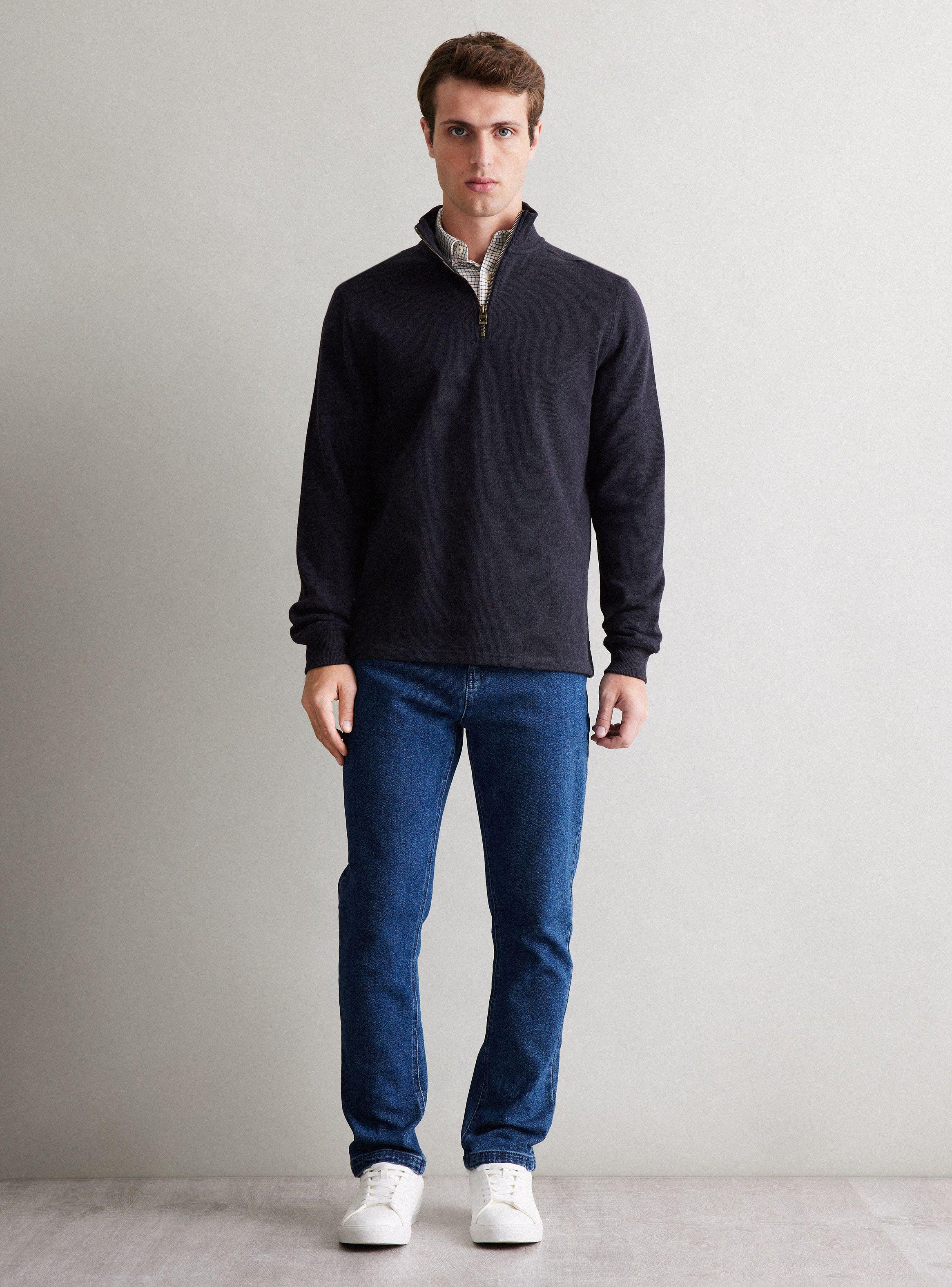 Polerón Básico Half Zipper-4