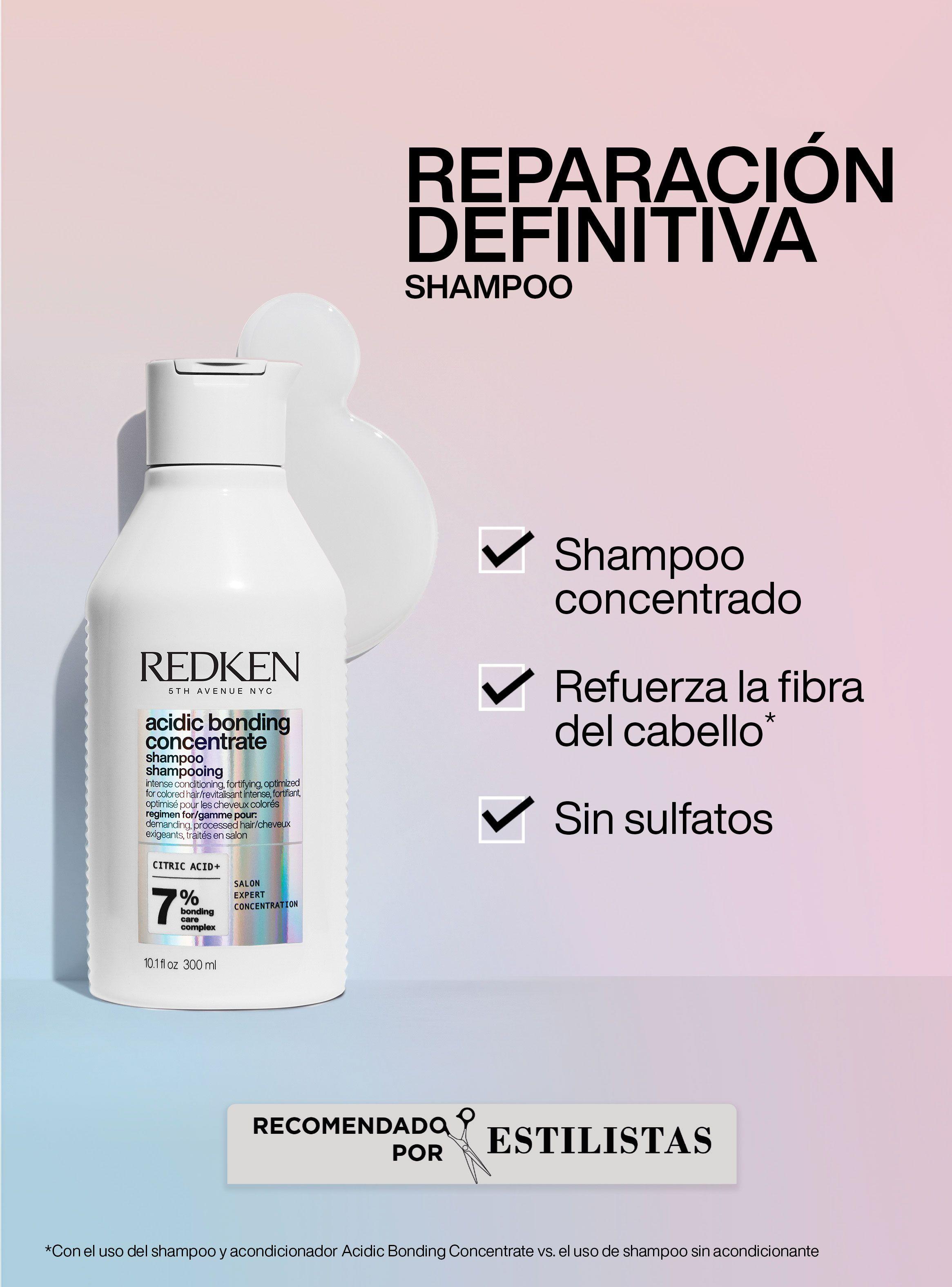 Set ABC Reparación Total Cabello Dañado Acidic Bonding Concentrate Shampoo 300ml + Acondicionador 300ml + Tratamiento Leave-In 150ml-2