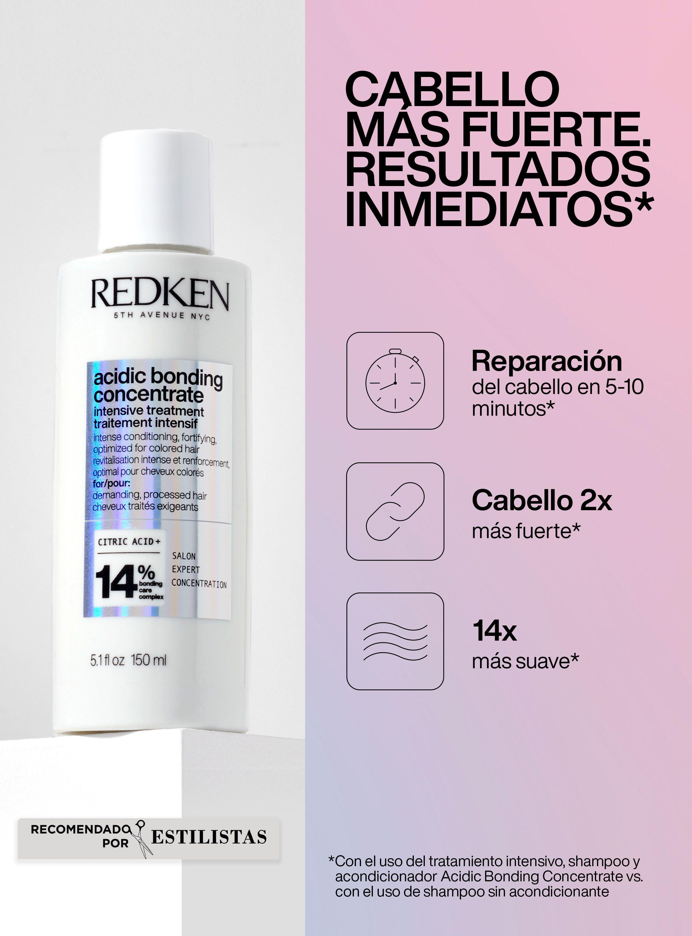Set ABC Reparación Total Cabello Dañado Acidic Bonding Concentrate Tratamiento Intensivo 150ml + Shampoo 300ml + Acondicionador 300ml-2